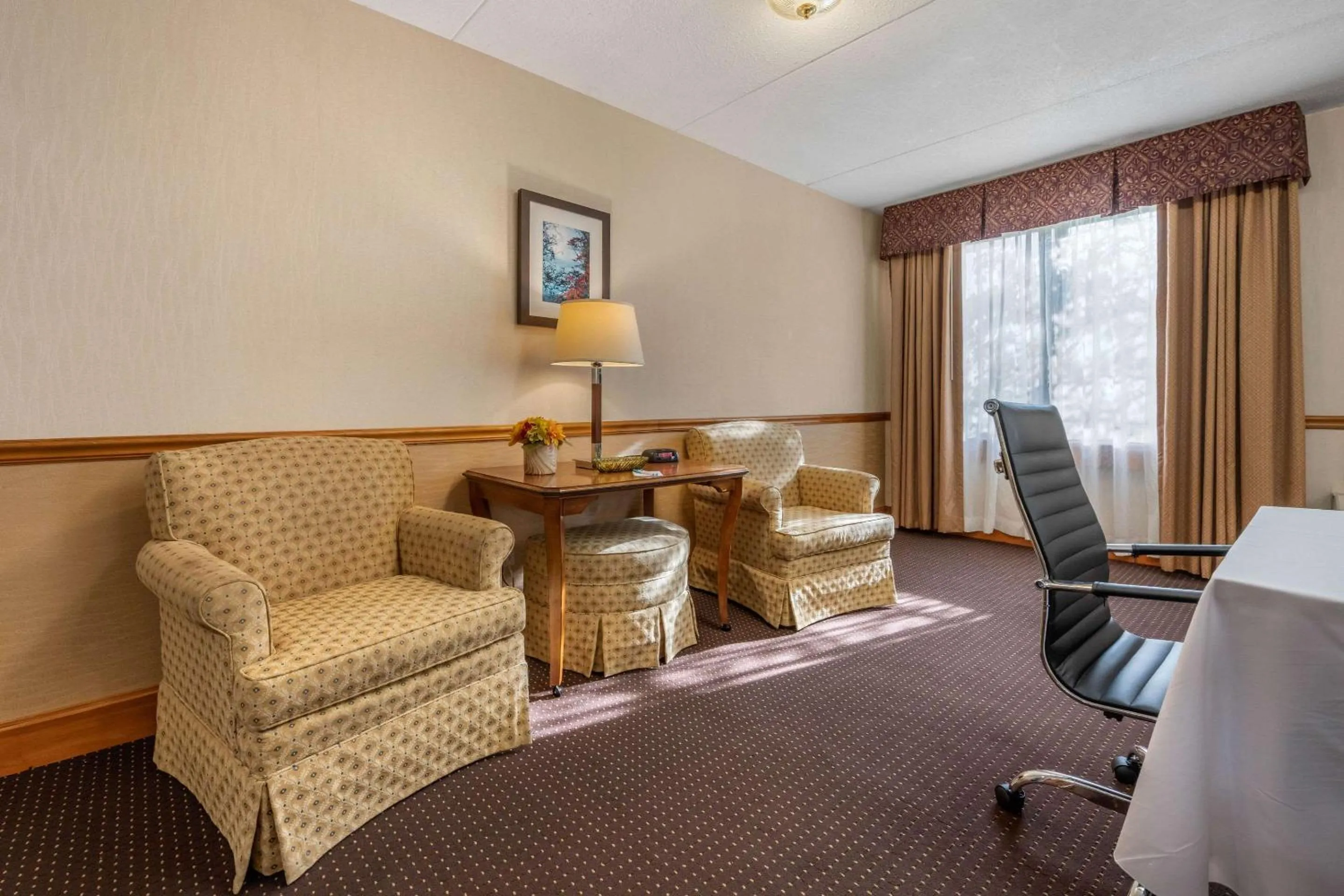 On site in Clarion Hotel Conference Center on Lake Erie