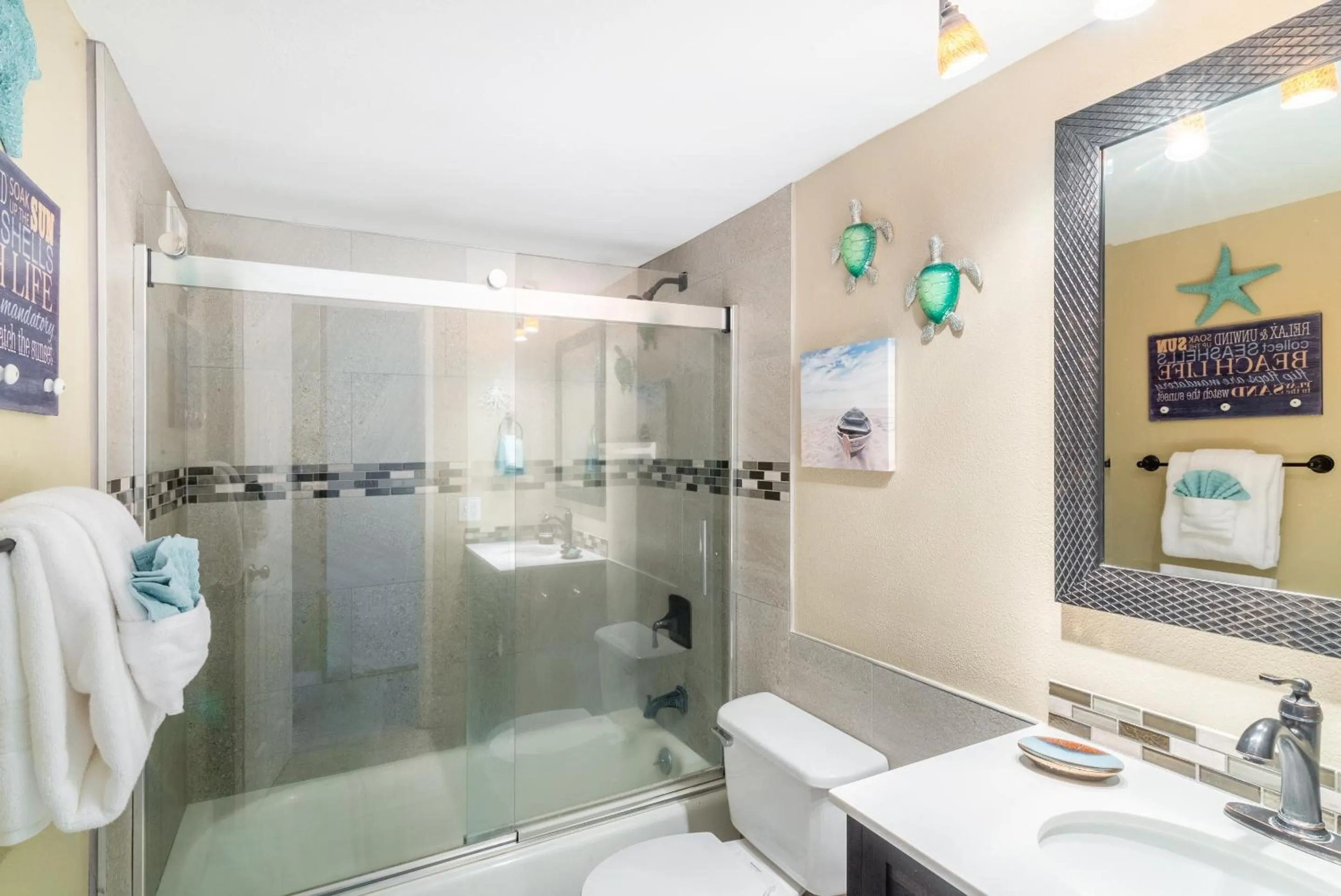 Bathroom in Wonderful Maui Vista-Kihei Kai Nani Beach Condos