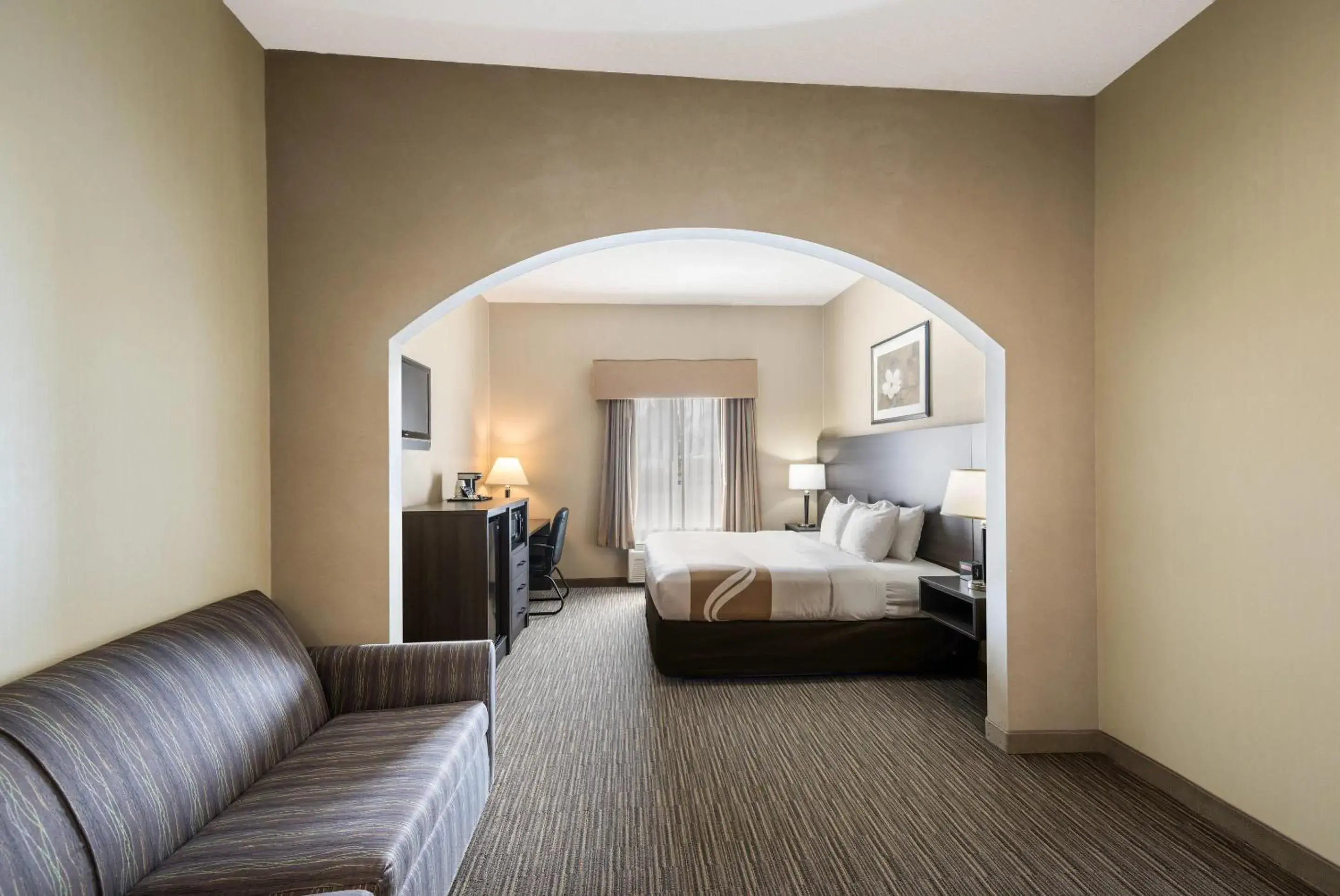 Bedroom, Bed in Quality Inn & Suites Fishkill South near I-84 Bedroom, Bed in Quality Inn & Suites Fishkill South near I-84