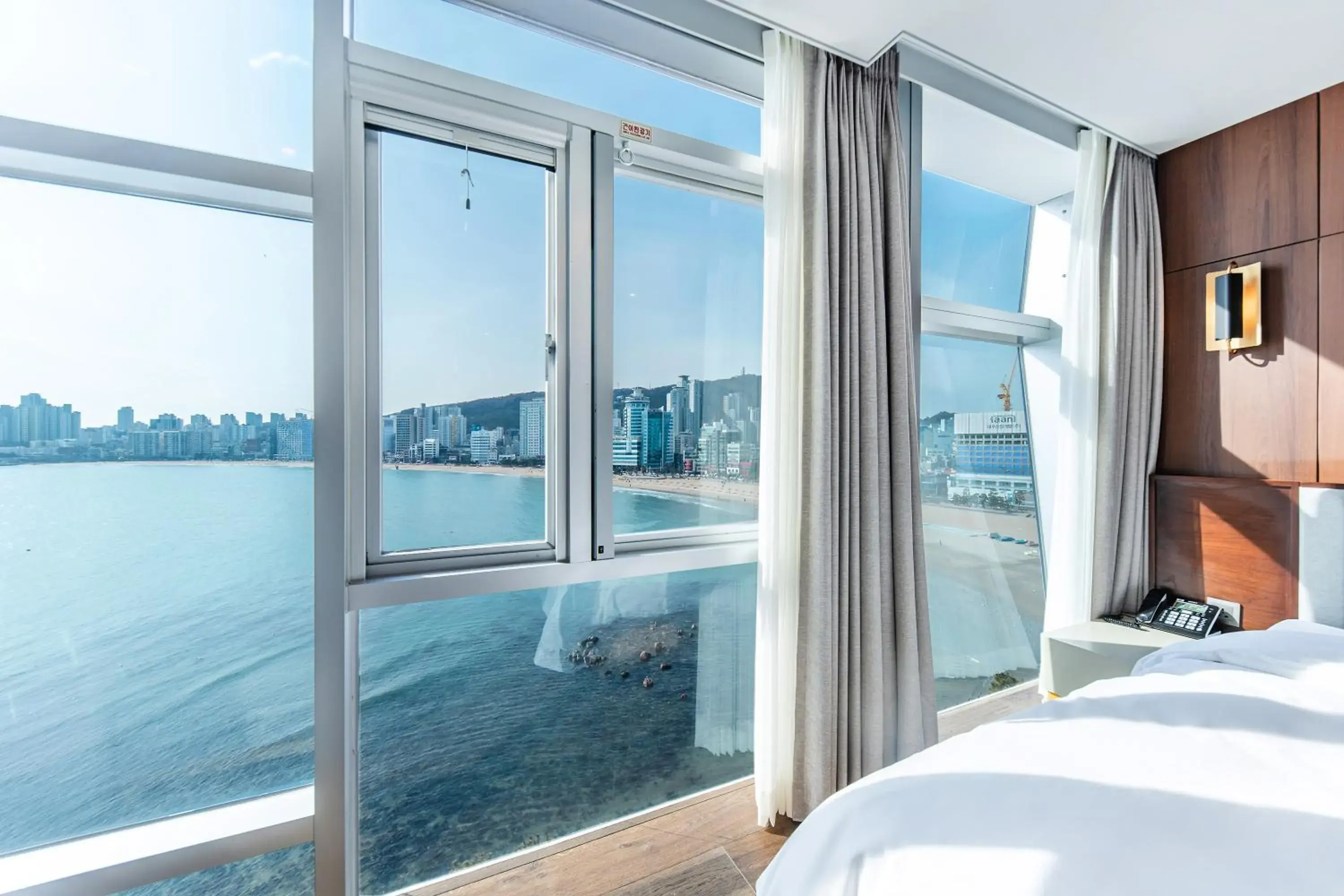 Bedroom, Bed in H Avenue Gwanganri Beach Bedroom, Bed in H Avenue Gwanganri Beach