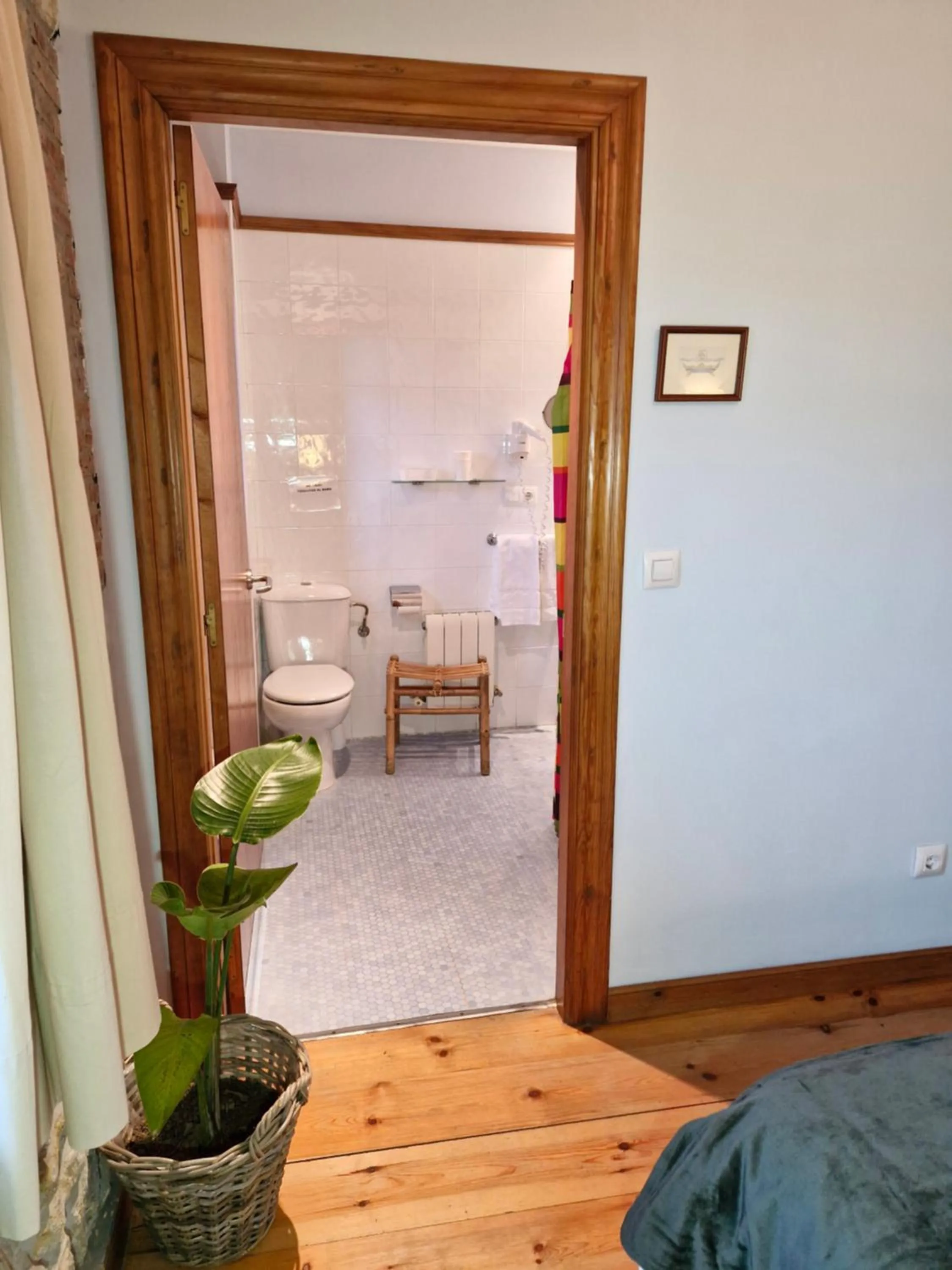 Bathroom in Hospederia Santillana