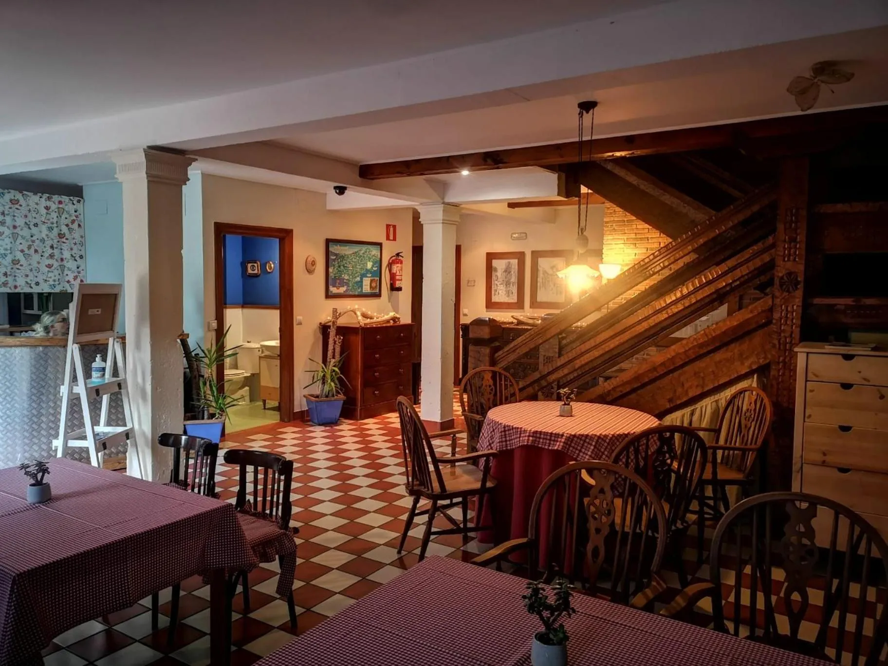 Lounge or bar in Hospederia Santillana