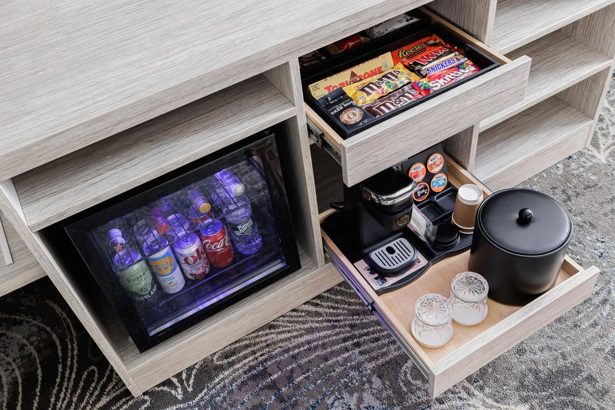 minibar in Oakfield Hotel & Suites, an Ascend Collection Hotel