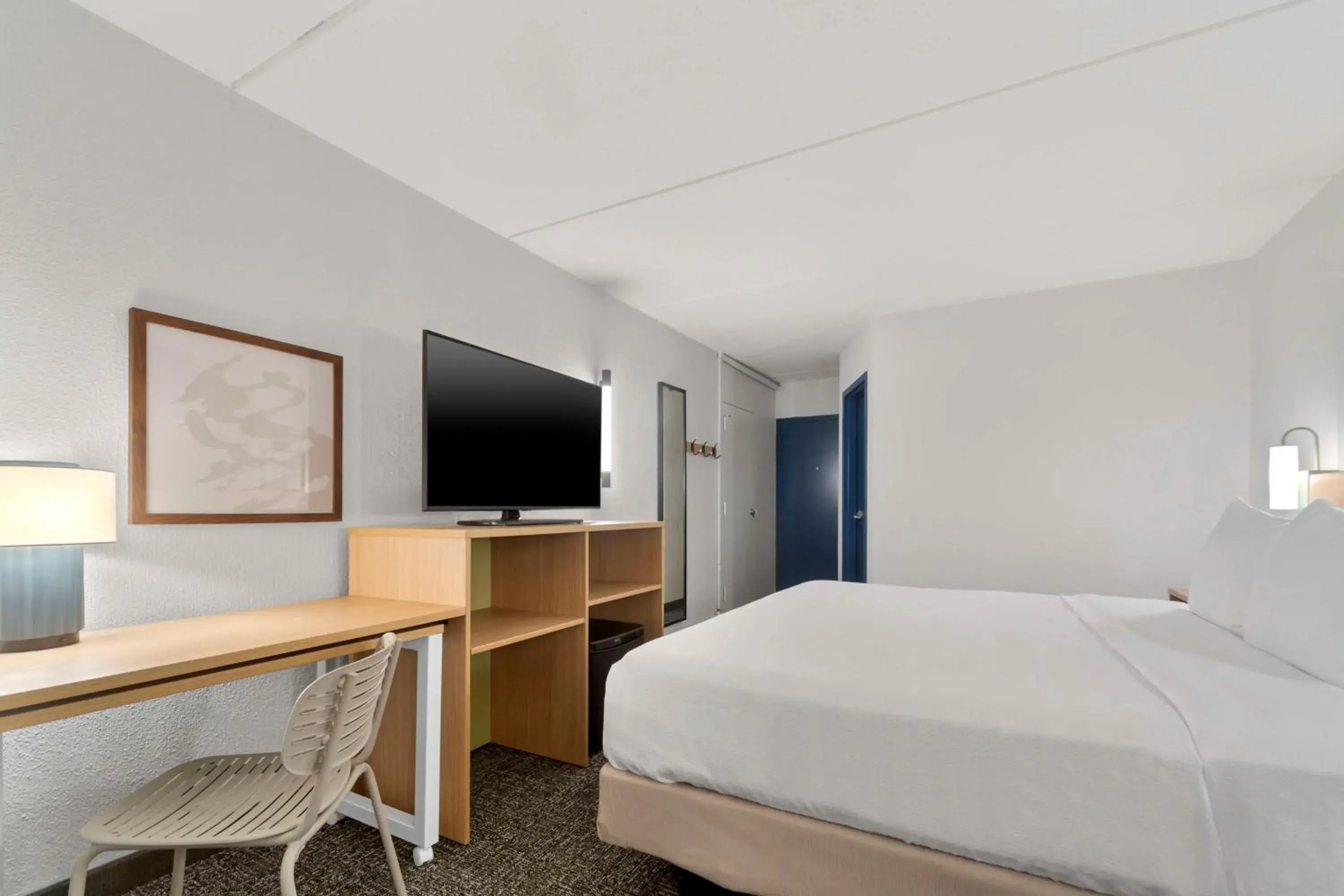 Bed in Spark By Hilton Grand Prairie Bed in Spark By Hilton Grand Prairie