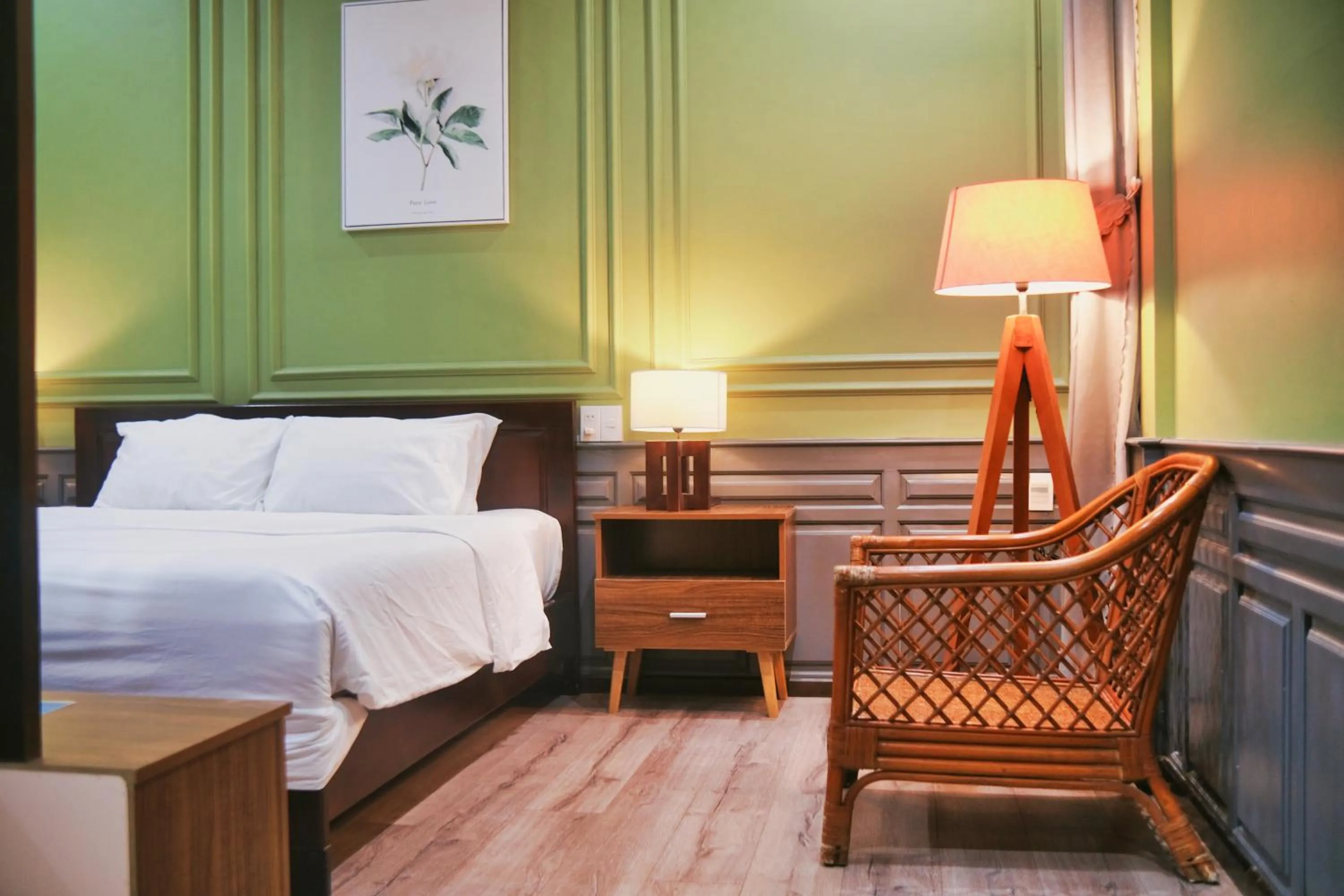 Bed in Thi Boutique Villa