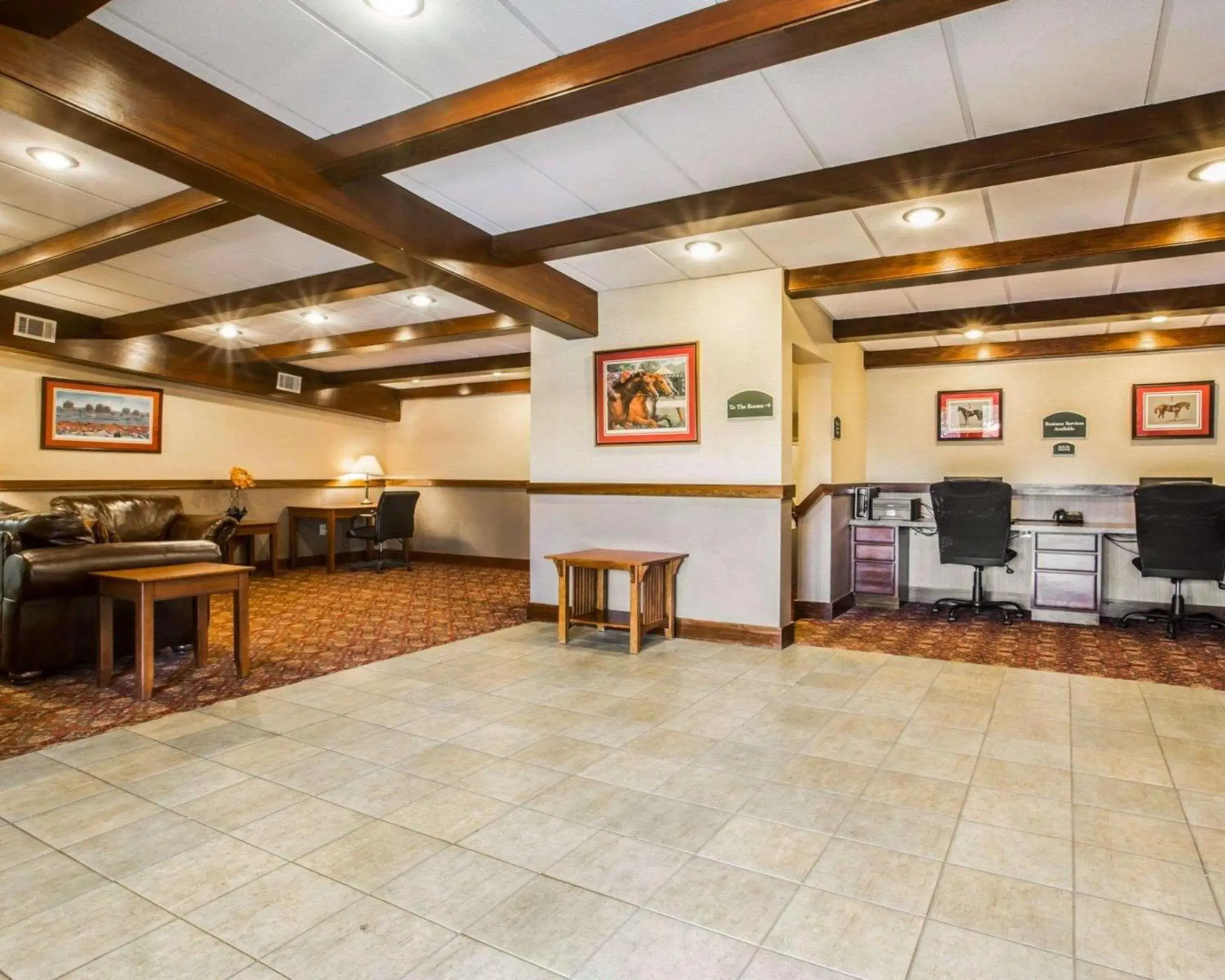 Lobby or reception in Clarion Inn & Suites at the Outlets of Lake George Lobby or reception in Clarion Inn & Suites at the Outlets of Lake George