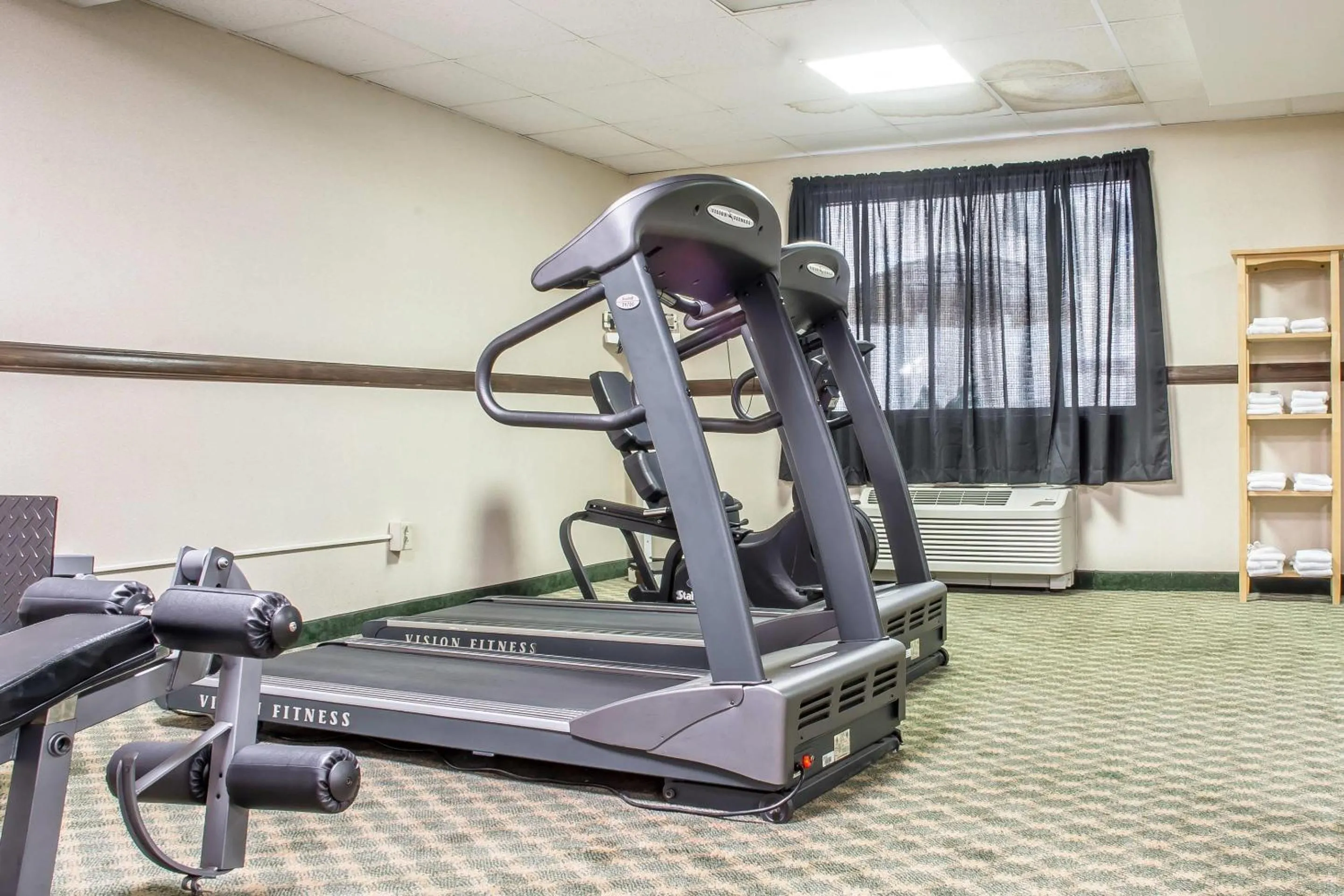 Fitness centre/facilities in Quality Inn & Suites Palm Island Indoor Waterpark