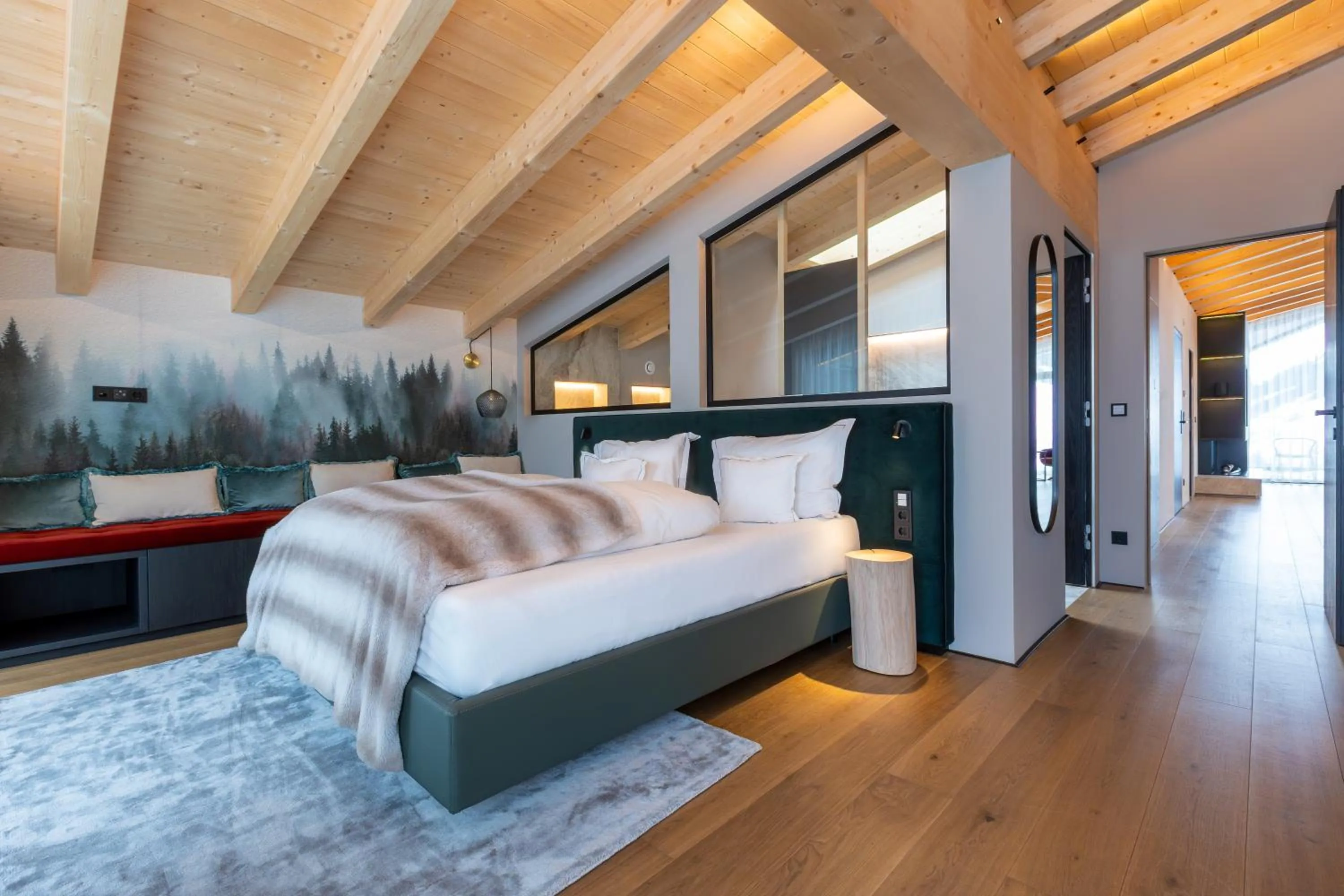 Bedroom, Bed in Hotel Madlein