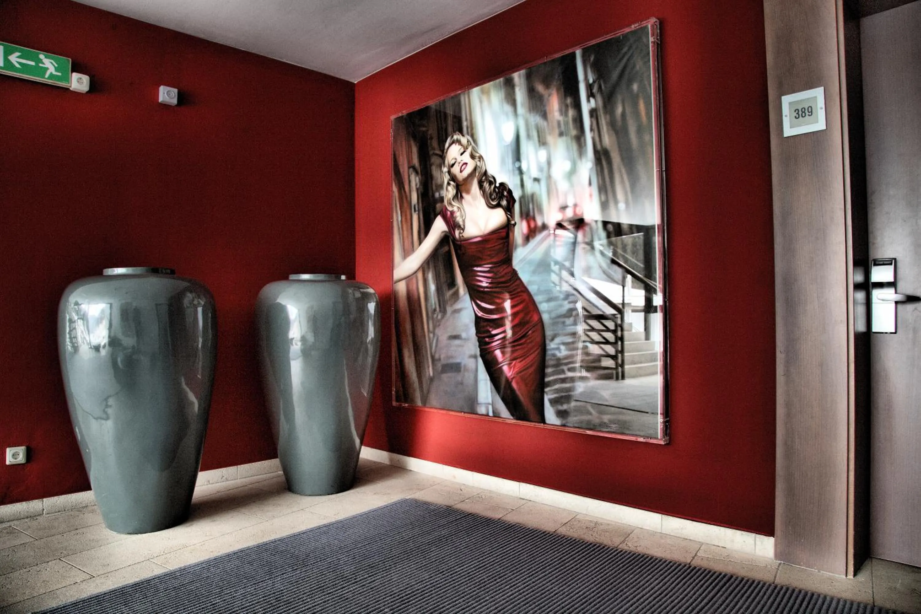 Decorative detail in Hotel Madlein