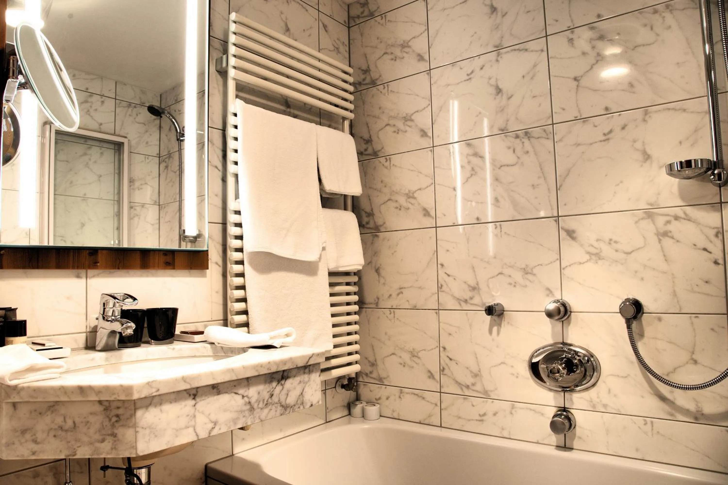 Bathroom in Hotel Madlein