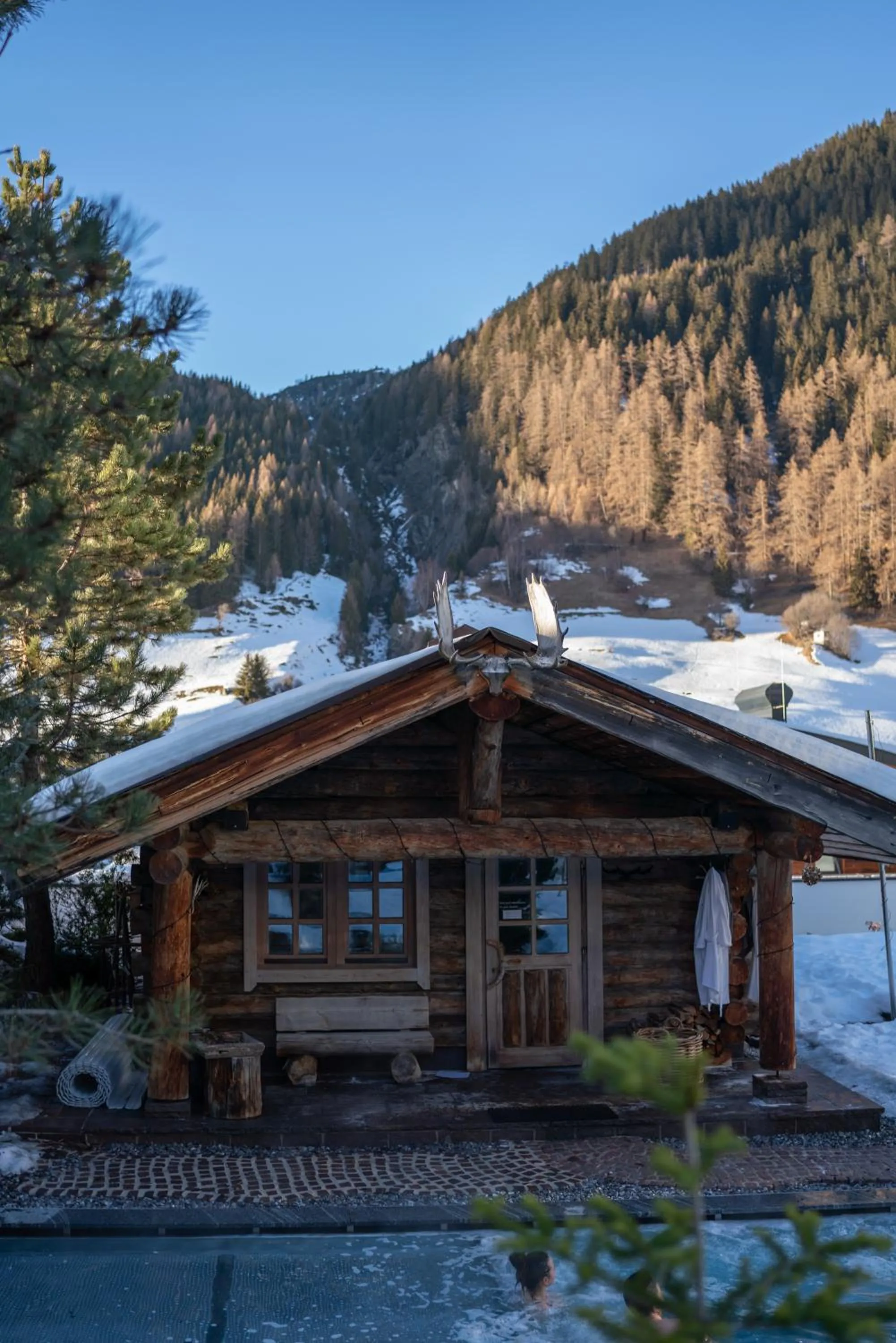 Sauna in Hotel Madlein