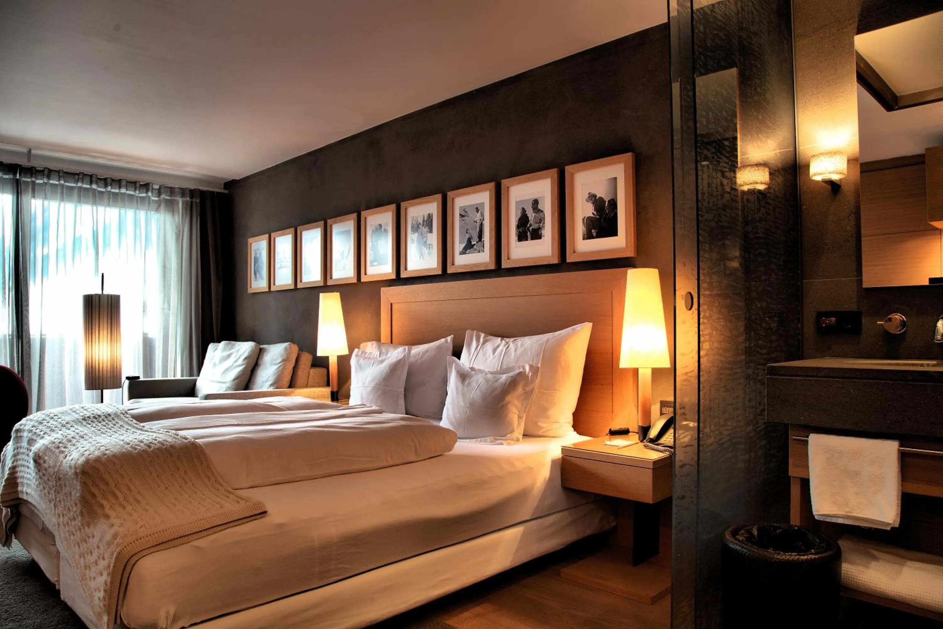 Bedroom, Bed in Hotel Madlein