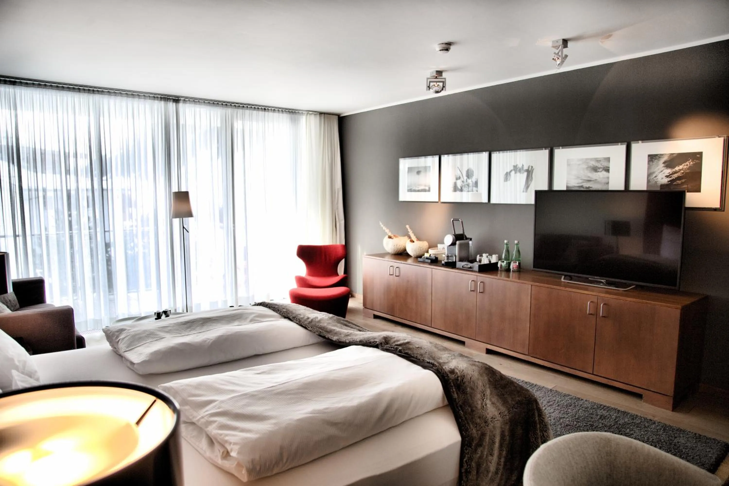 Bedroom, Bed in Hotel Madlein