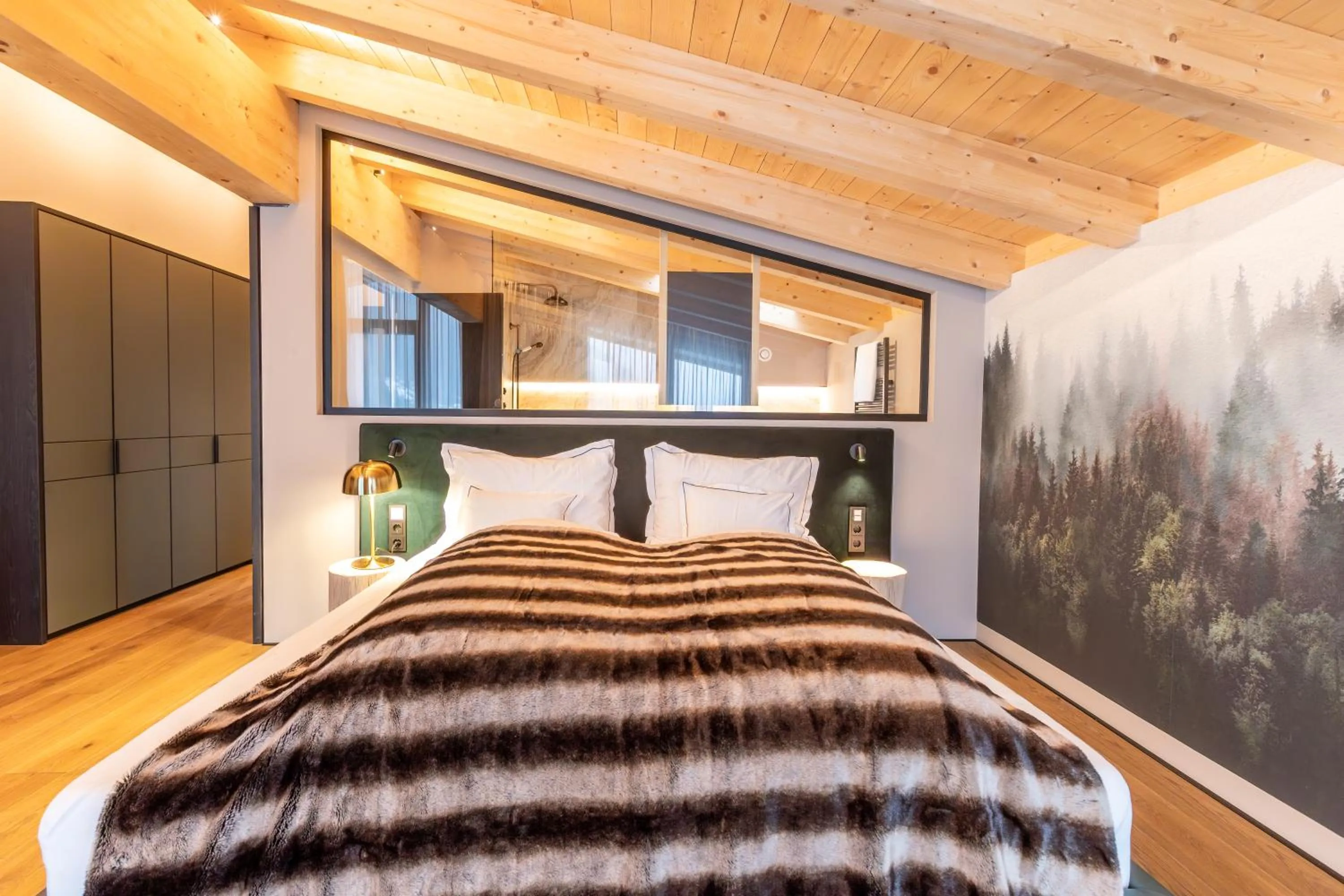 Bedroom, Bed in Hotel Madlein