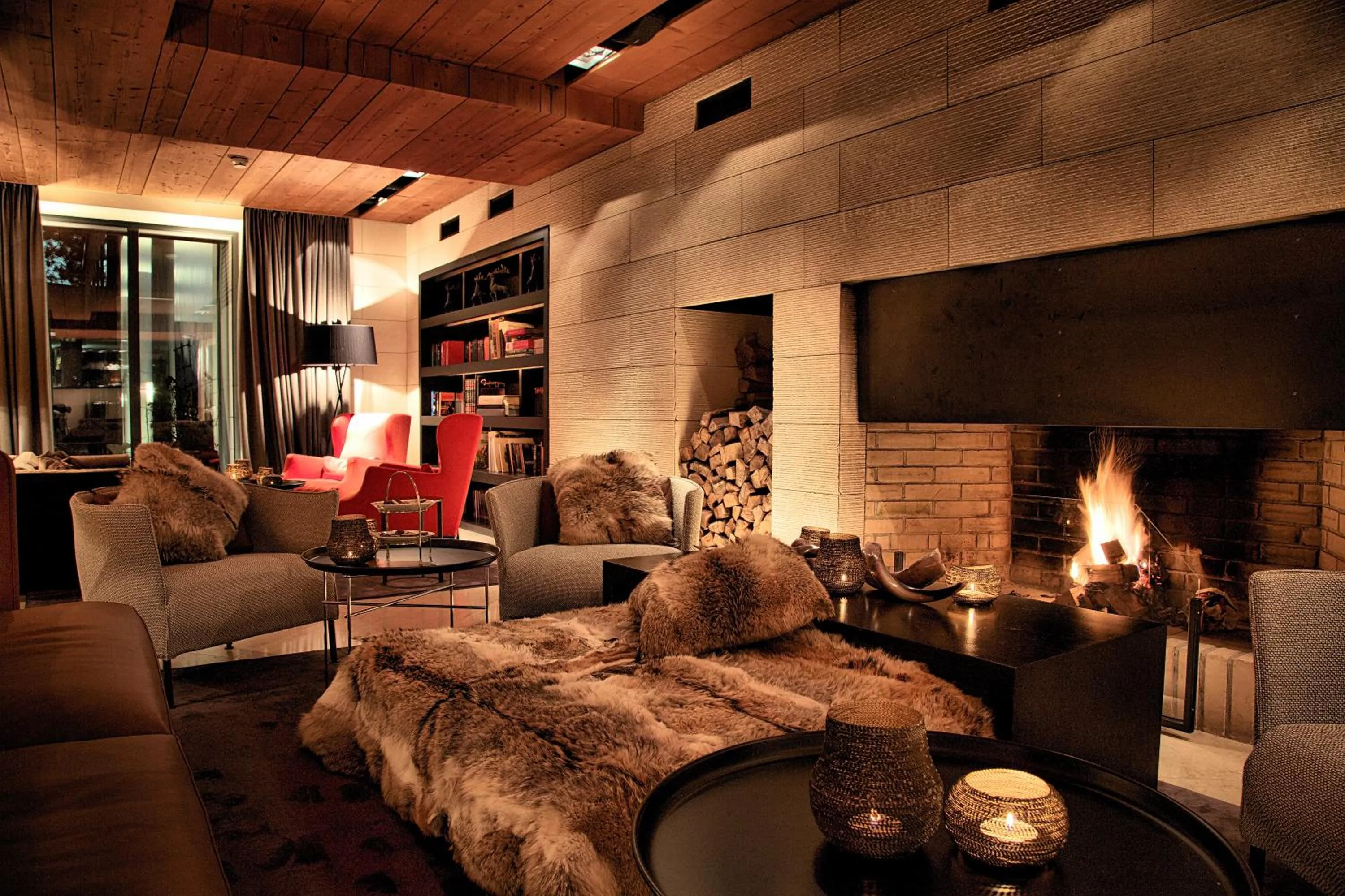 Seating area in Hotel Madlein