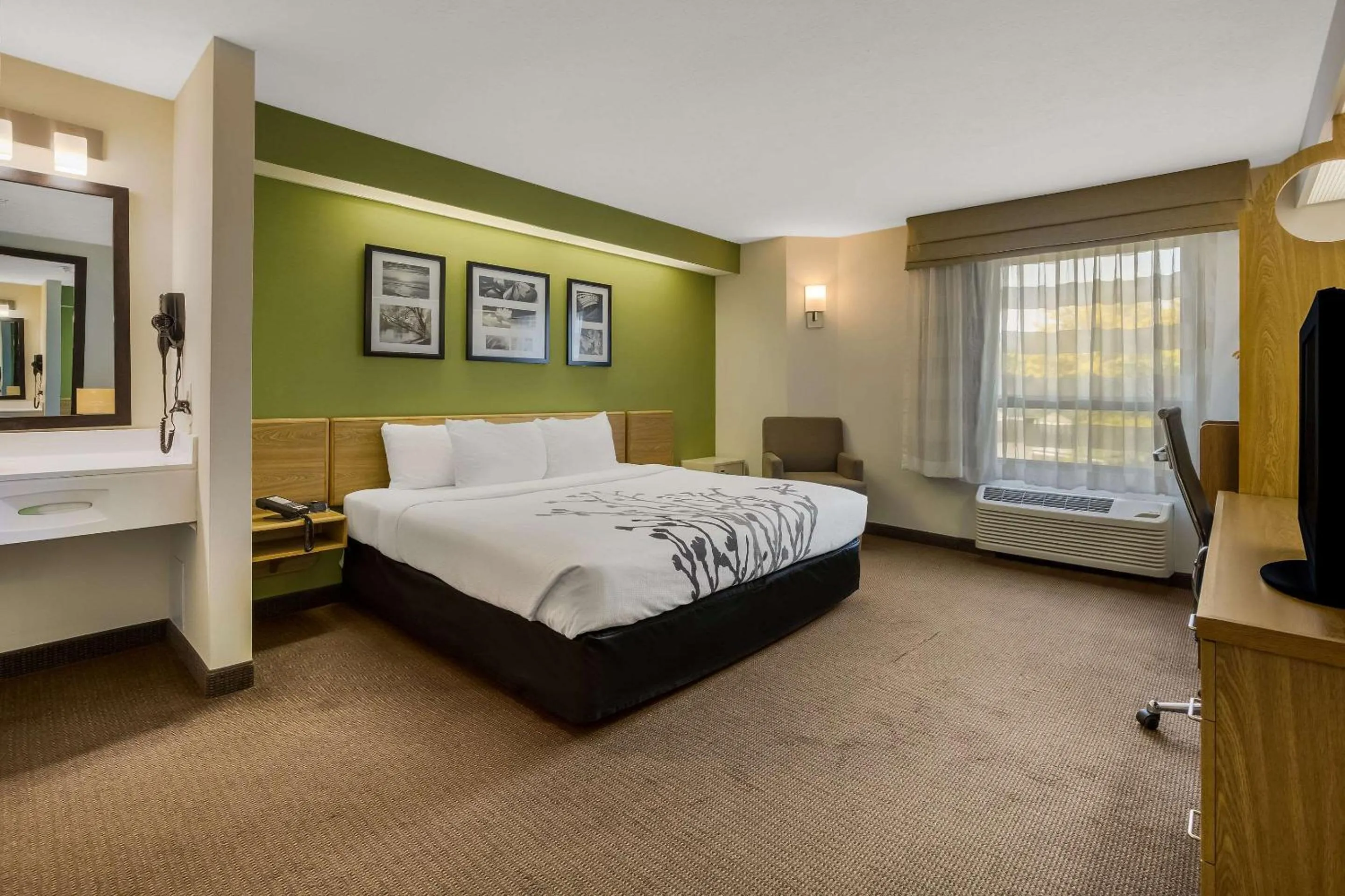 Bedroom, Bed in Sleep Inn