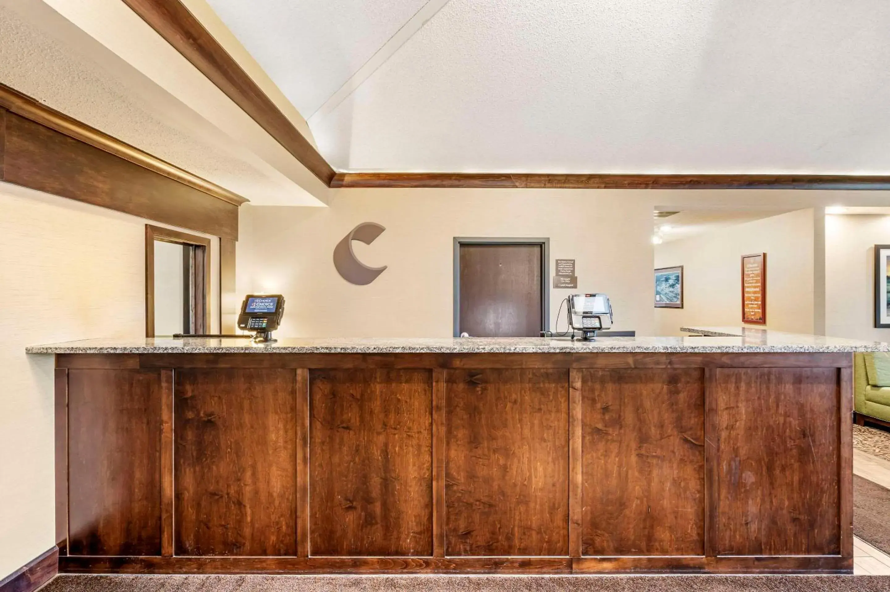 Lobby or reception in Comfort Inn Splash Harbor Lobby or reception in Comfort Inn Splash Harbor
