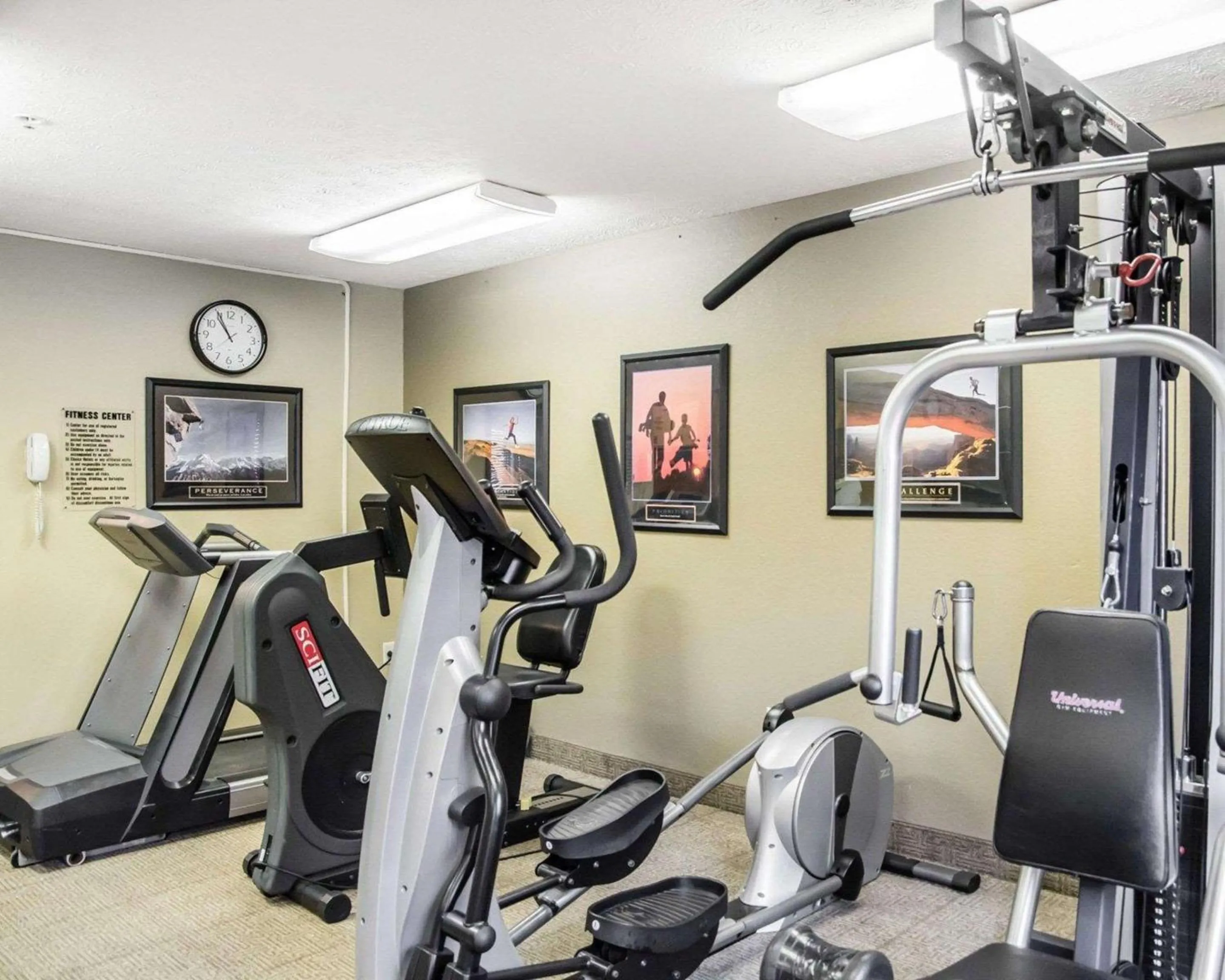 Fitness centre/facilities in Comfort Inn Bellefontaine