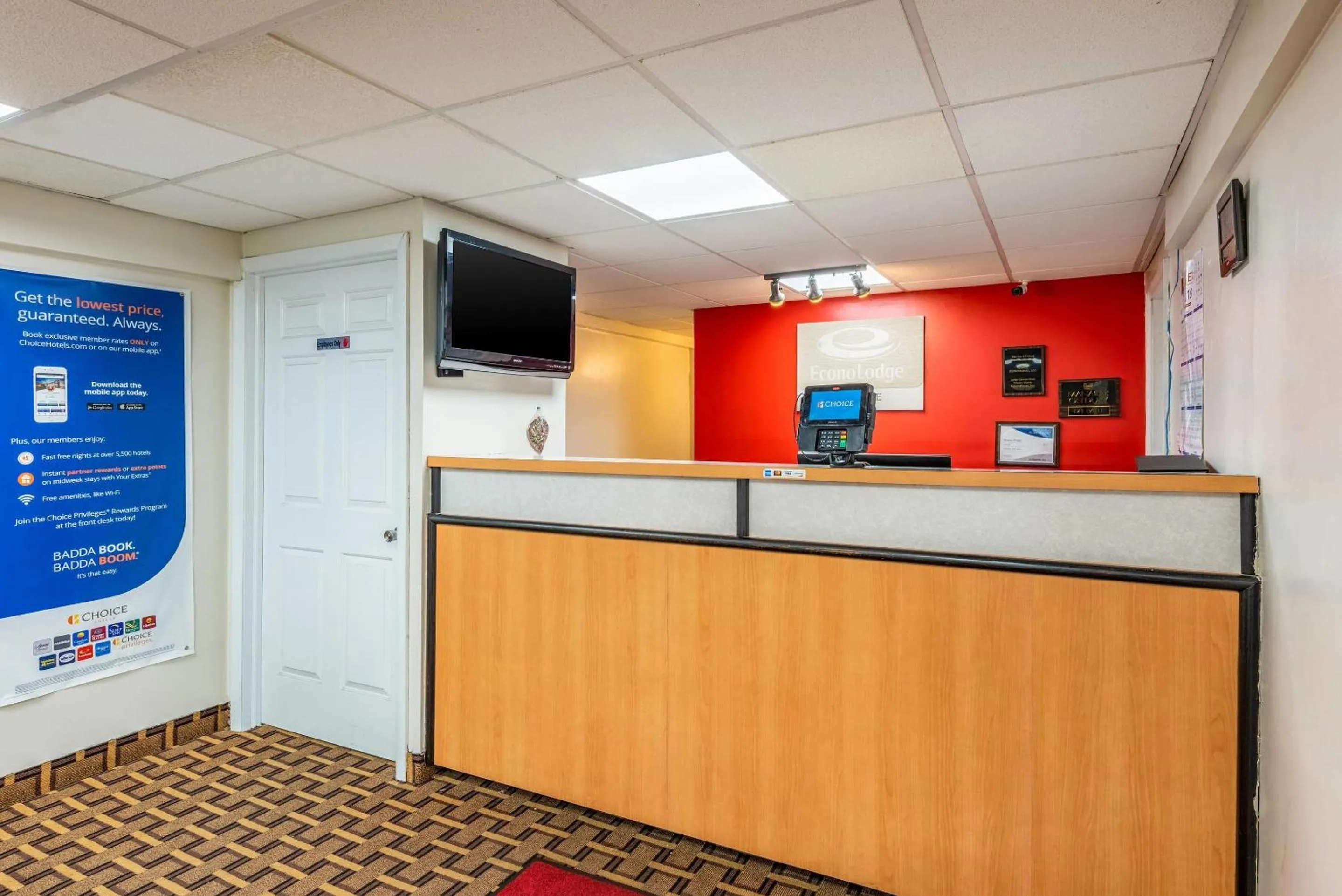 Lobby or reception in Econo Lodge Franklin - Springboro