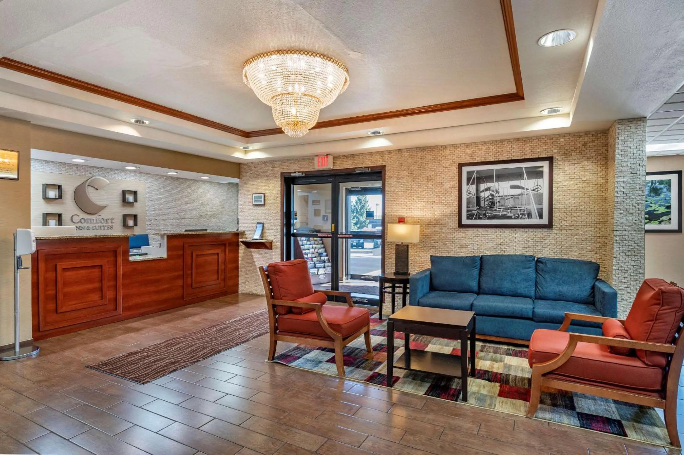 Lobby or reception in Comfort Inn & Suites Dayton Northwest - Englewood