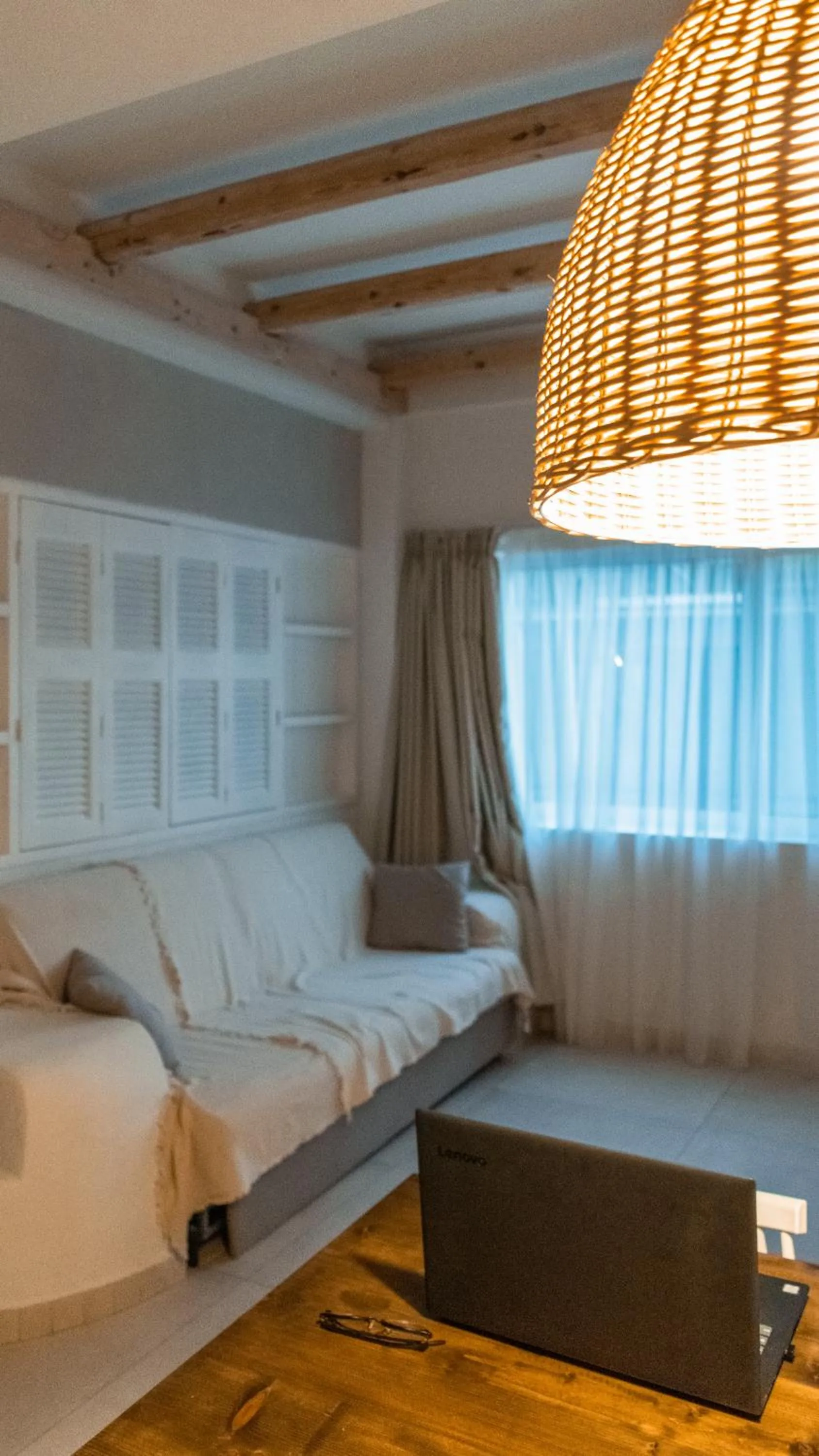 Living room, Bed in My Athens Place