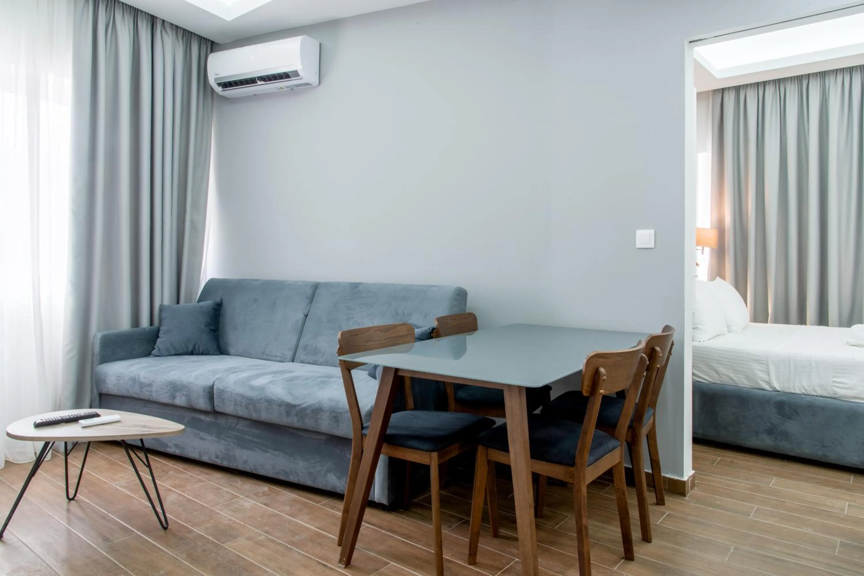 Bathroom, Bed in My Athens Place