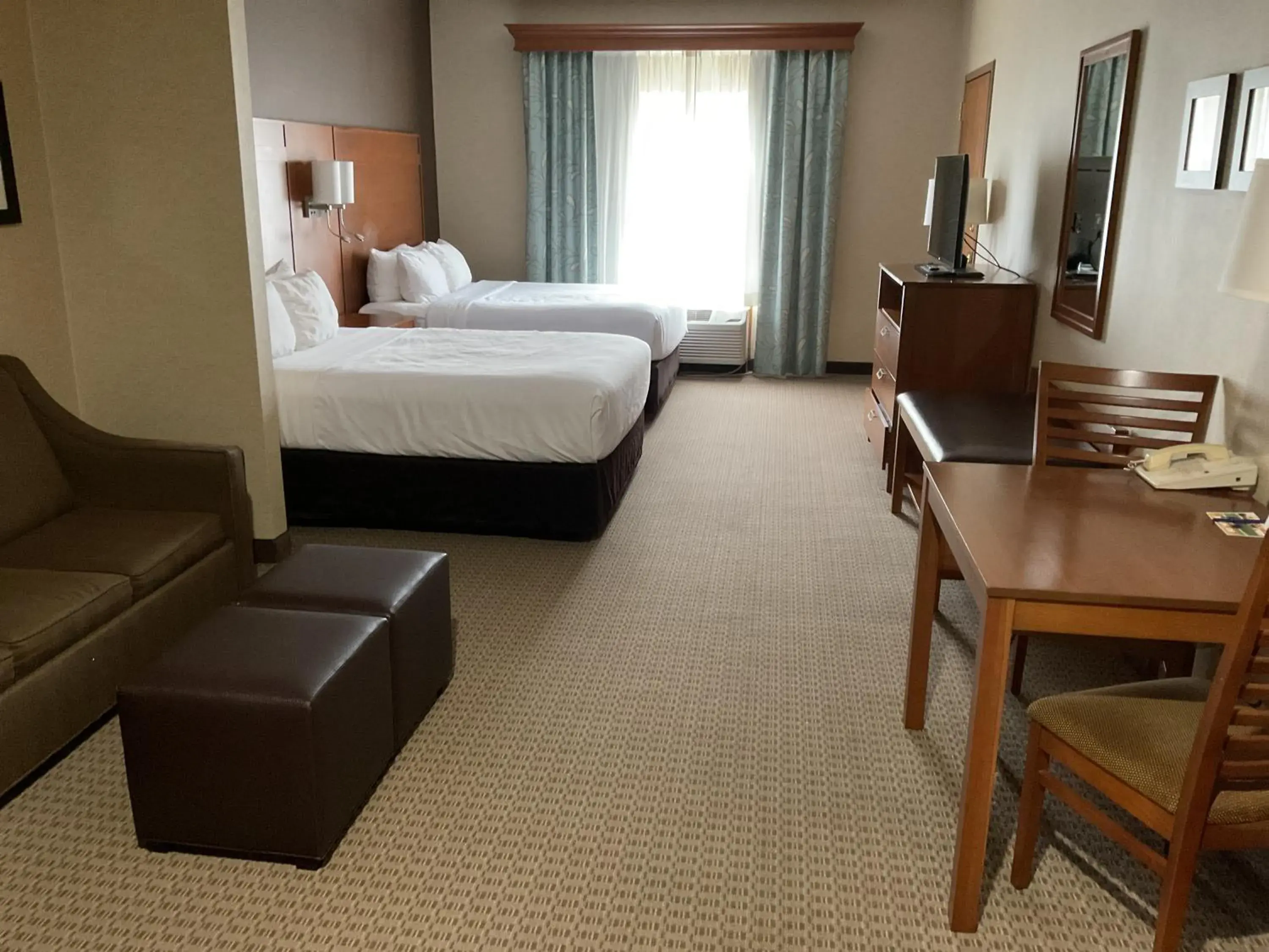 Bed in Comfort Suites Hotel and Conference Center Bed in Comfort Suites Hotel and Conference Center