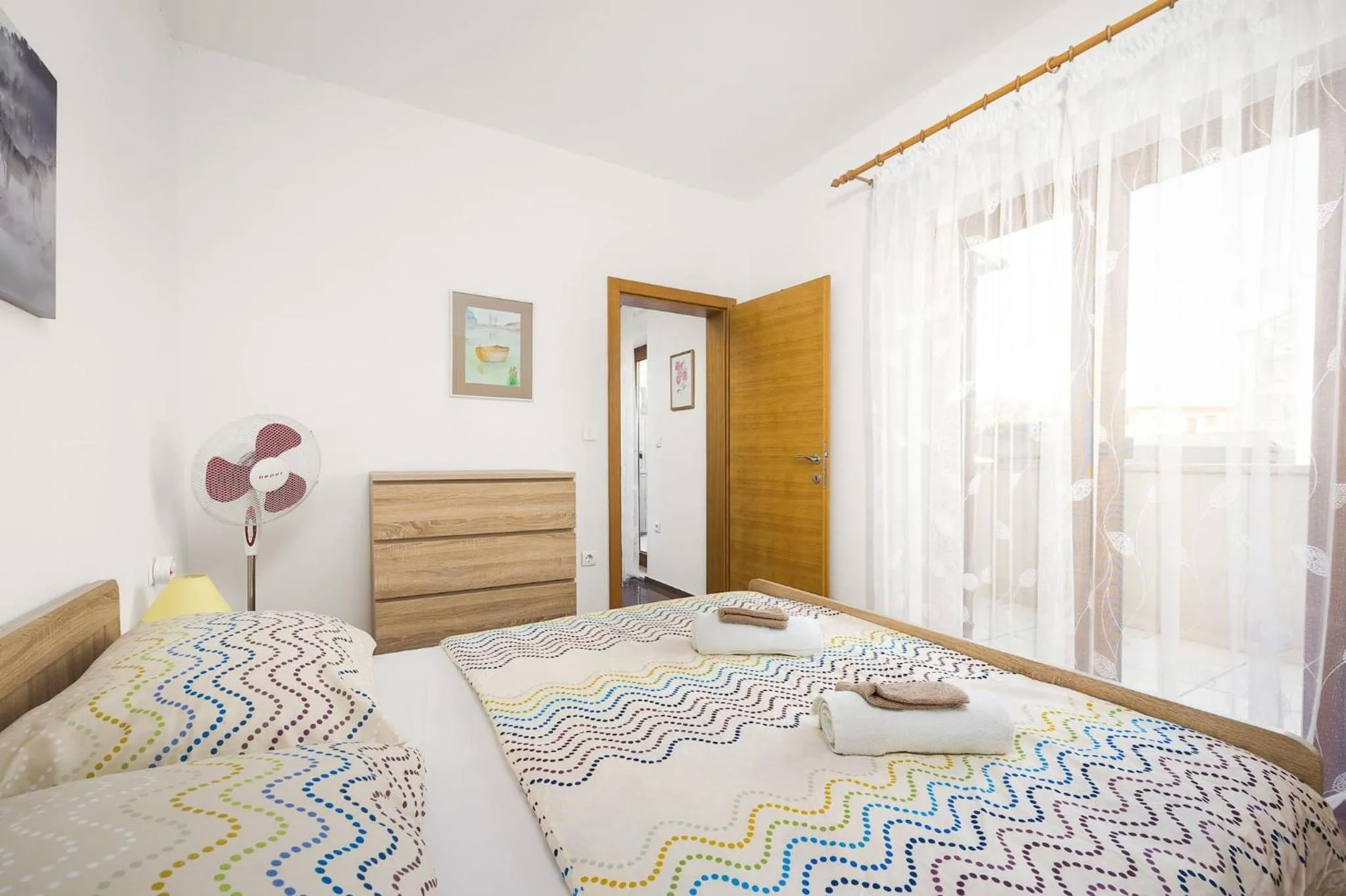 Bed in Apartment Tania