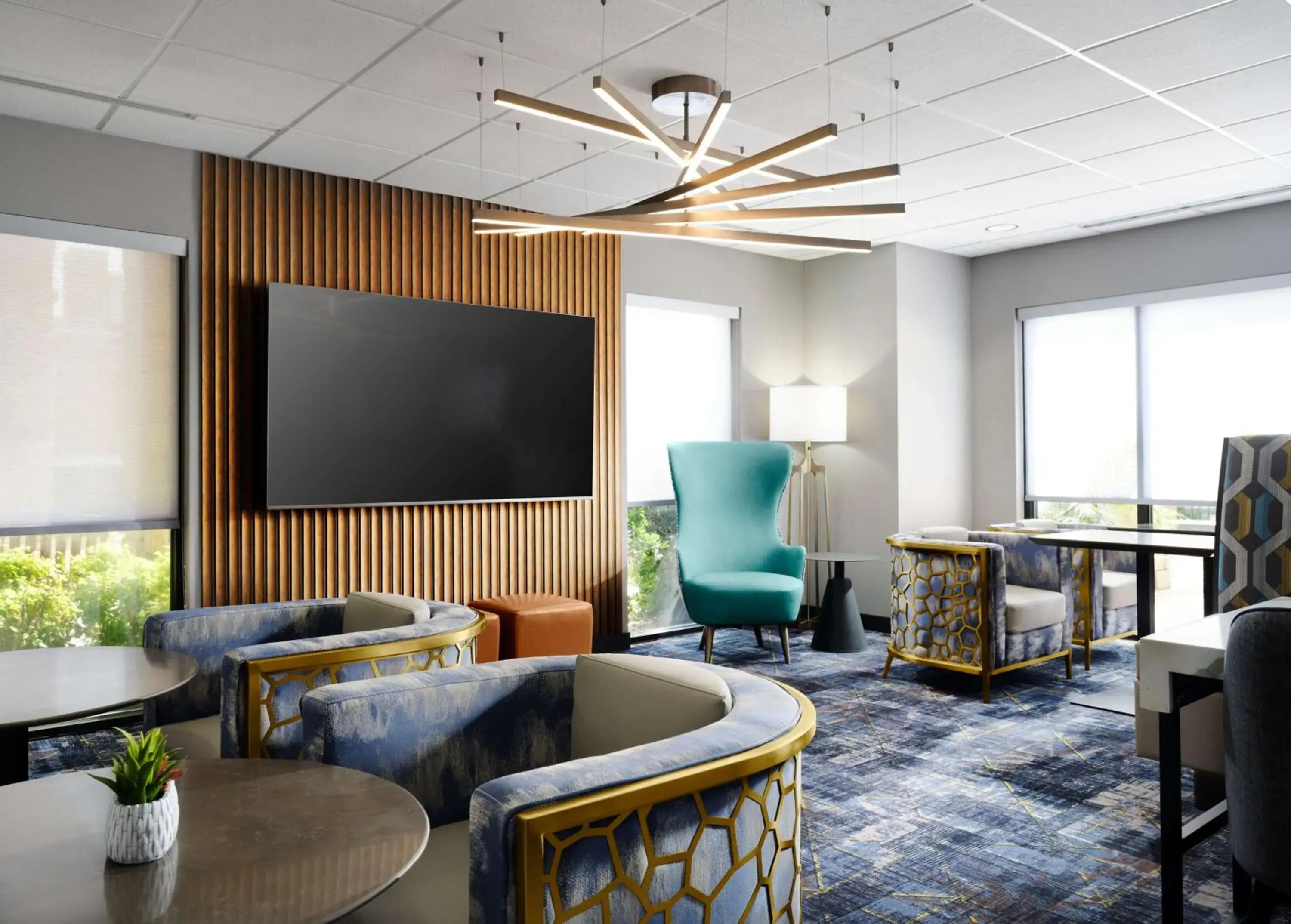 Lobby or reception in Hampton Inn & Suites Dallas-DFW Airport Hurst Lobby or reception in Hampton Inn & Suites Dallas-DFW Airport Hurst