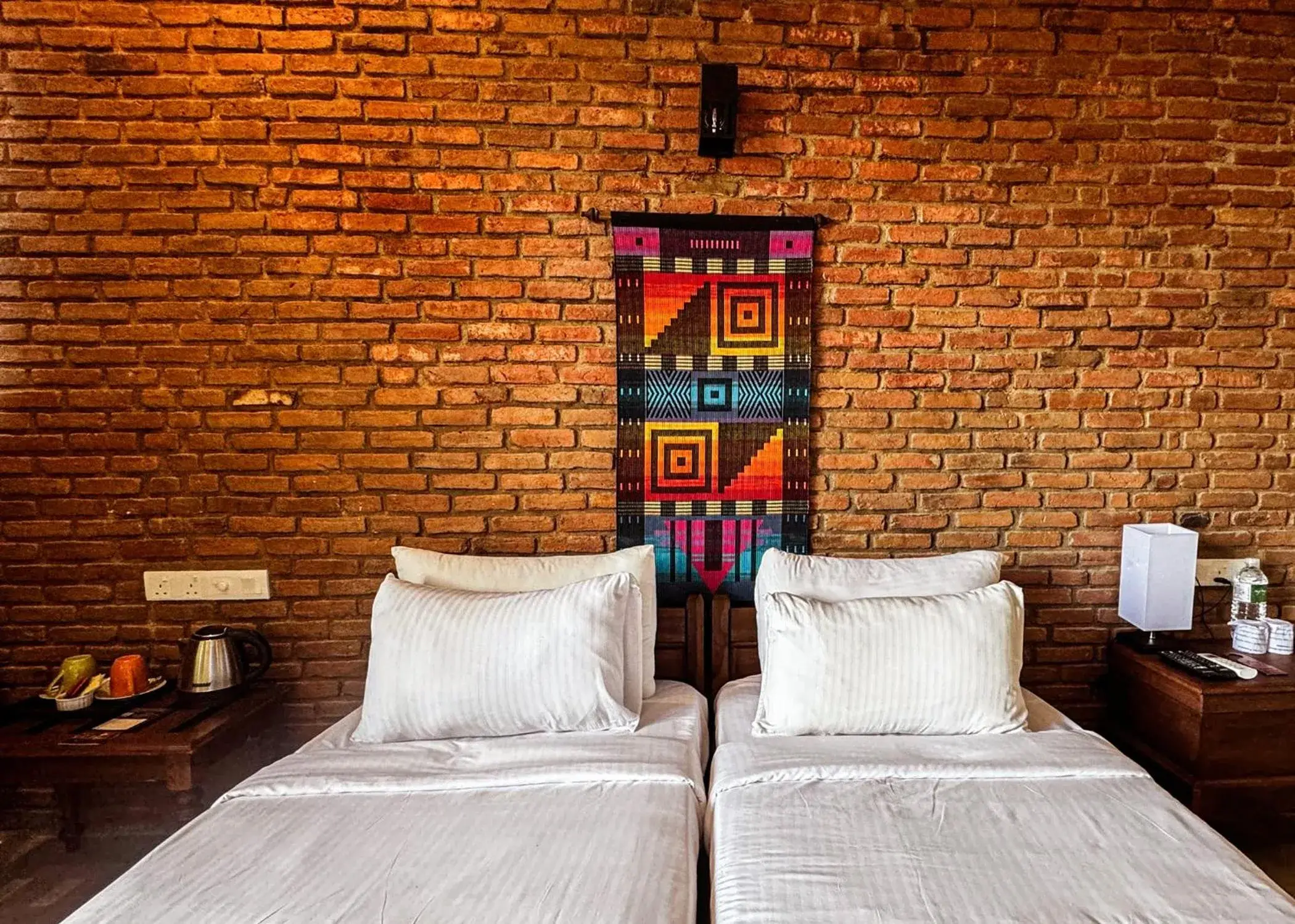 Deluxe Twin Room without Balcony - single occupancy in Ayur Ayur Resort & Ayurveda Retreat Deluxe Twin Room without Balcony - single occupancy in Ayur Ayur Resort & Ayurveda Retreat