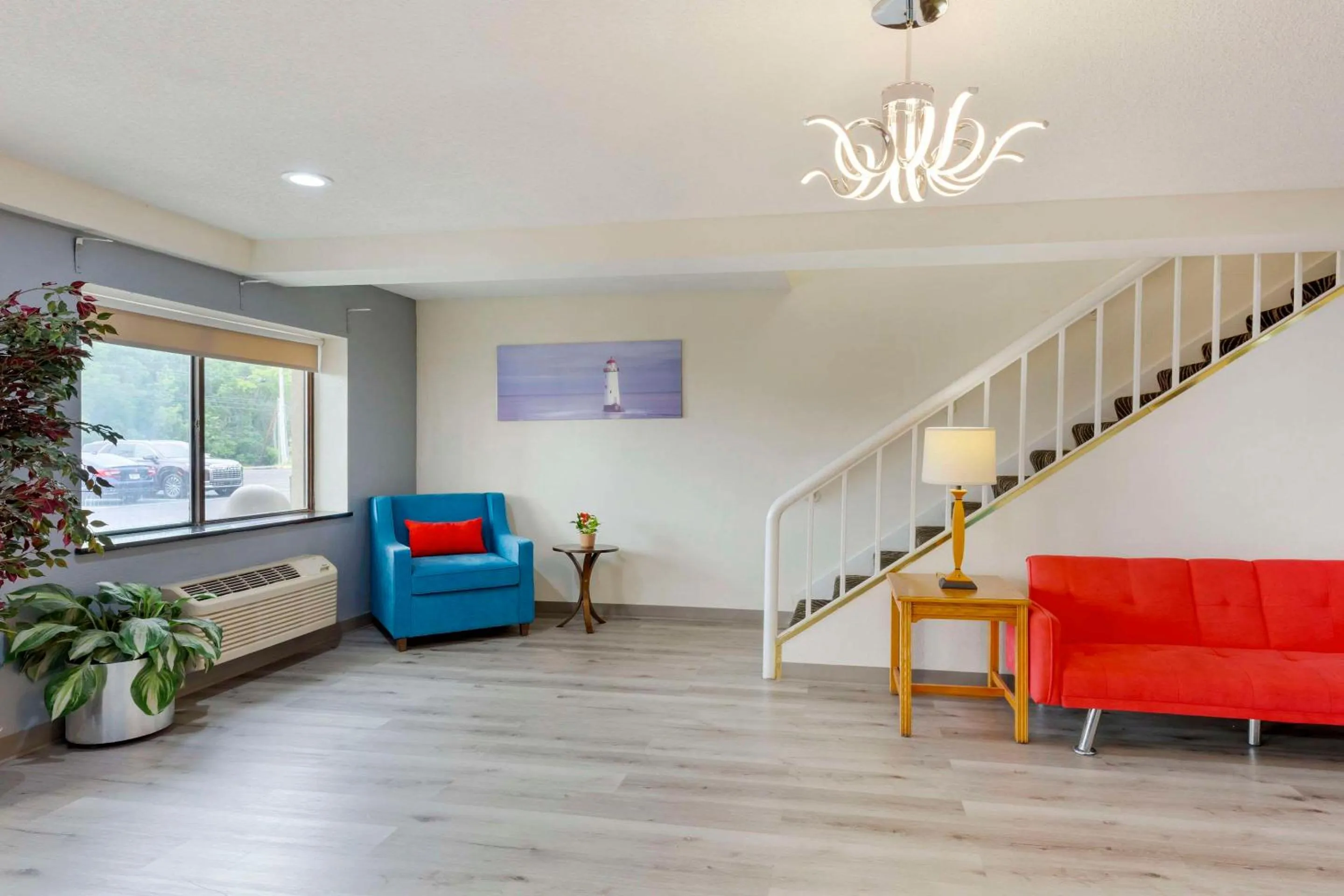 Lobby or reception in Rodeway Inn Huron