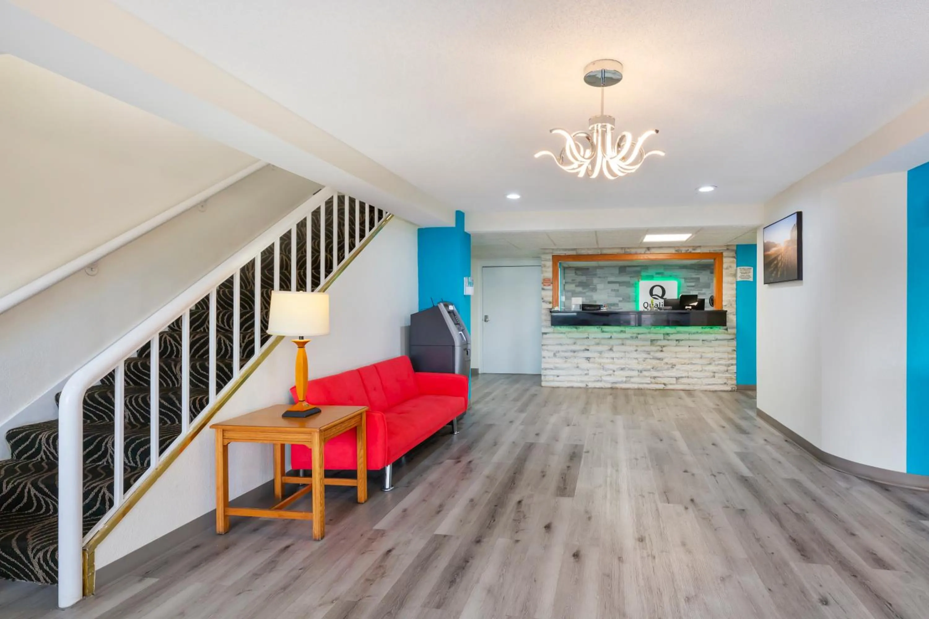 Lobby or reception in Rodeway Inn Huron