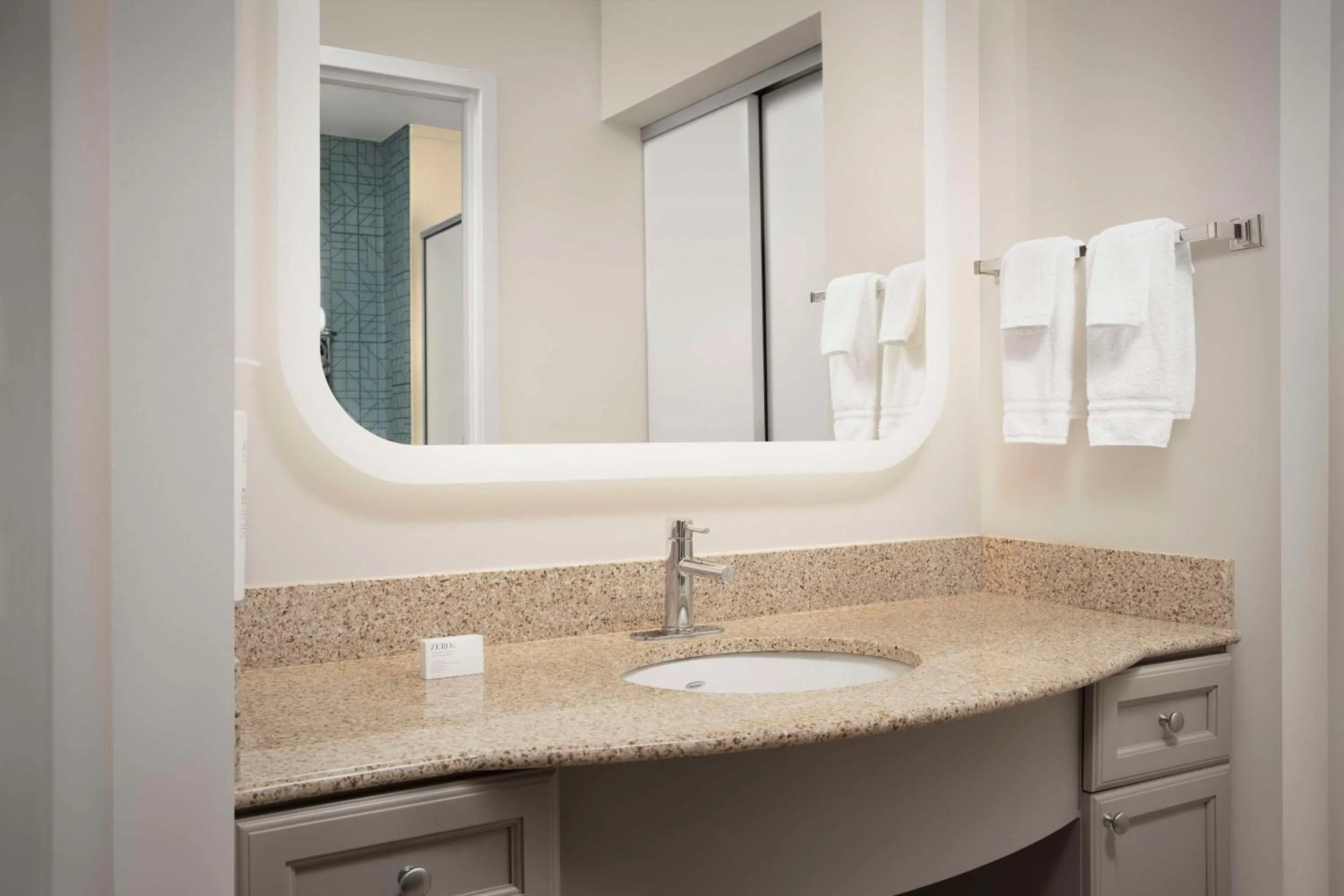 Bathroom in Homewood Suites by Hilton Irving-DFW Airport