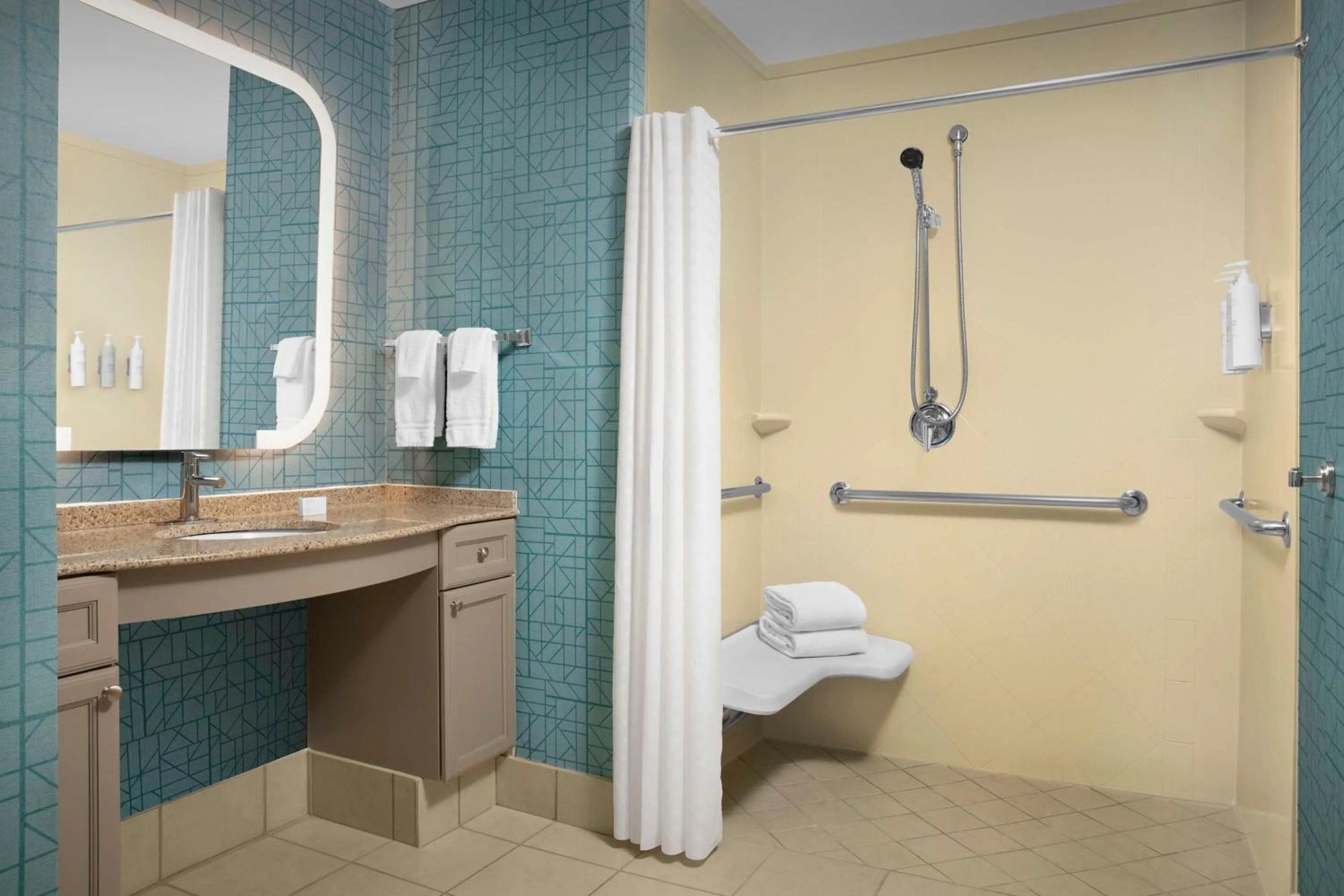 Bathroom in Homewood Suites by Hilton Irving-DFW Airport