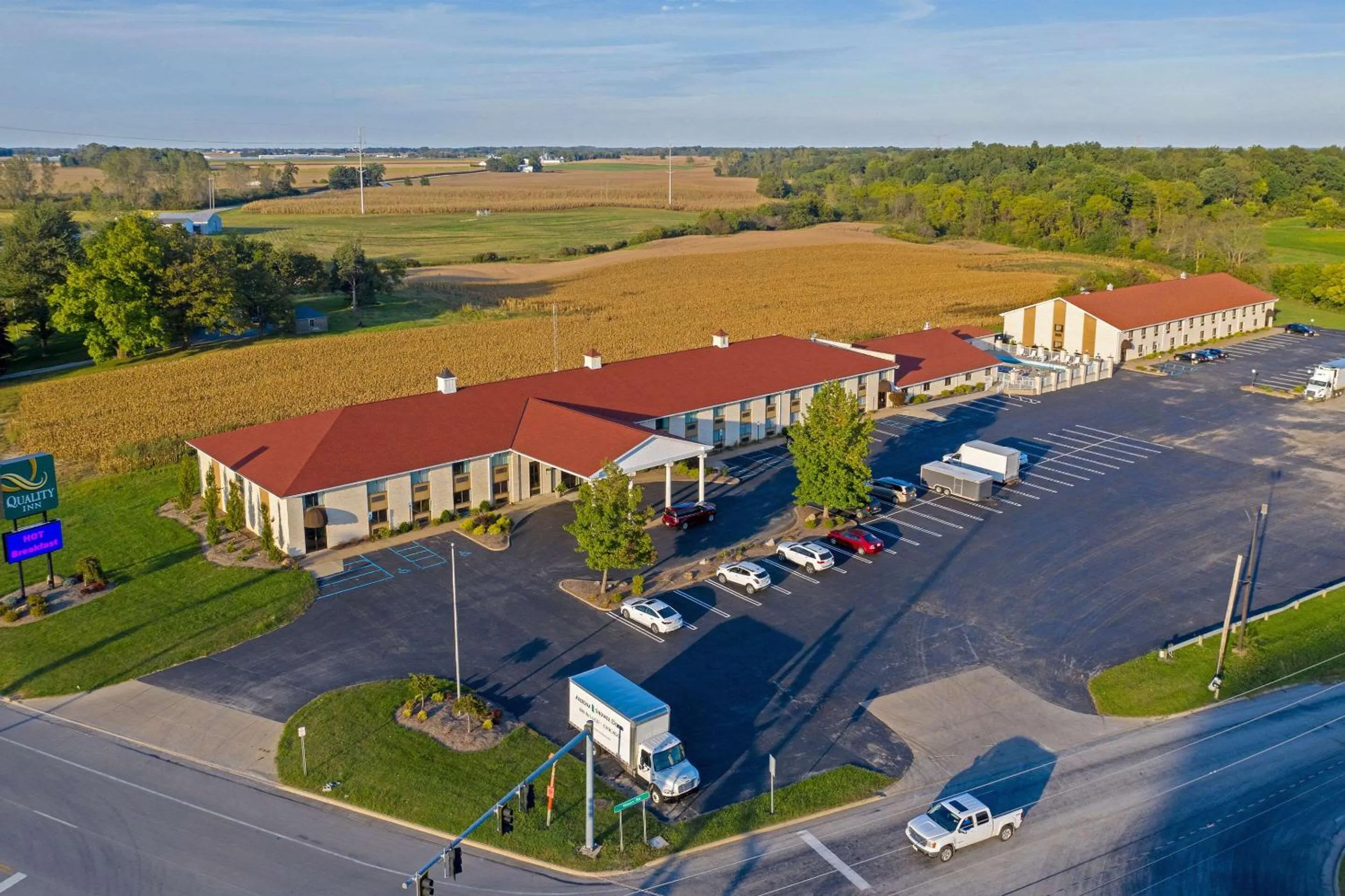 Property building in Quality Inn Milan-Sandusky