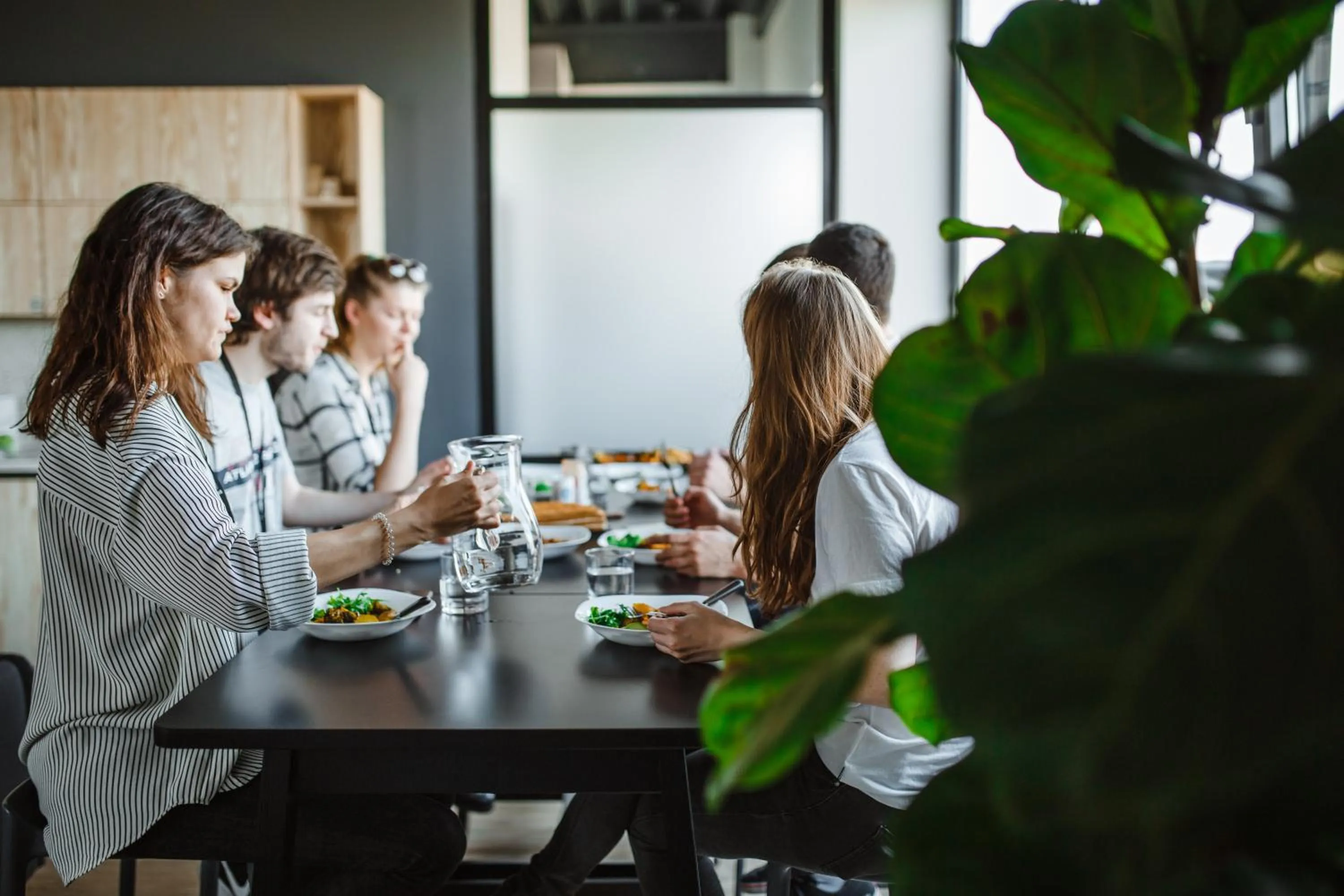 Kitchen or kitchenette in Light House Coliving