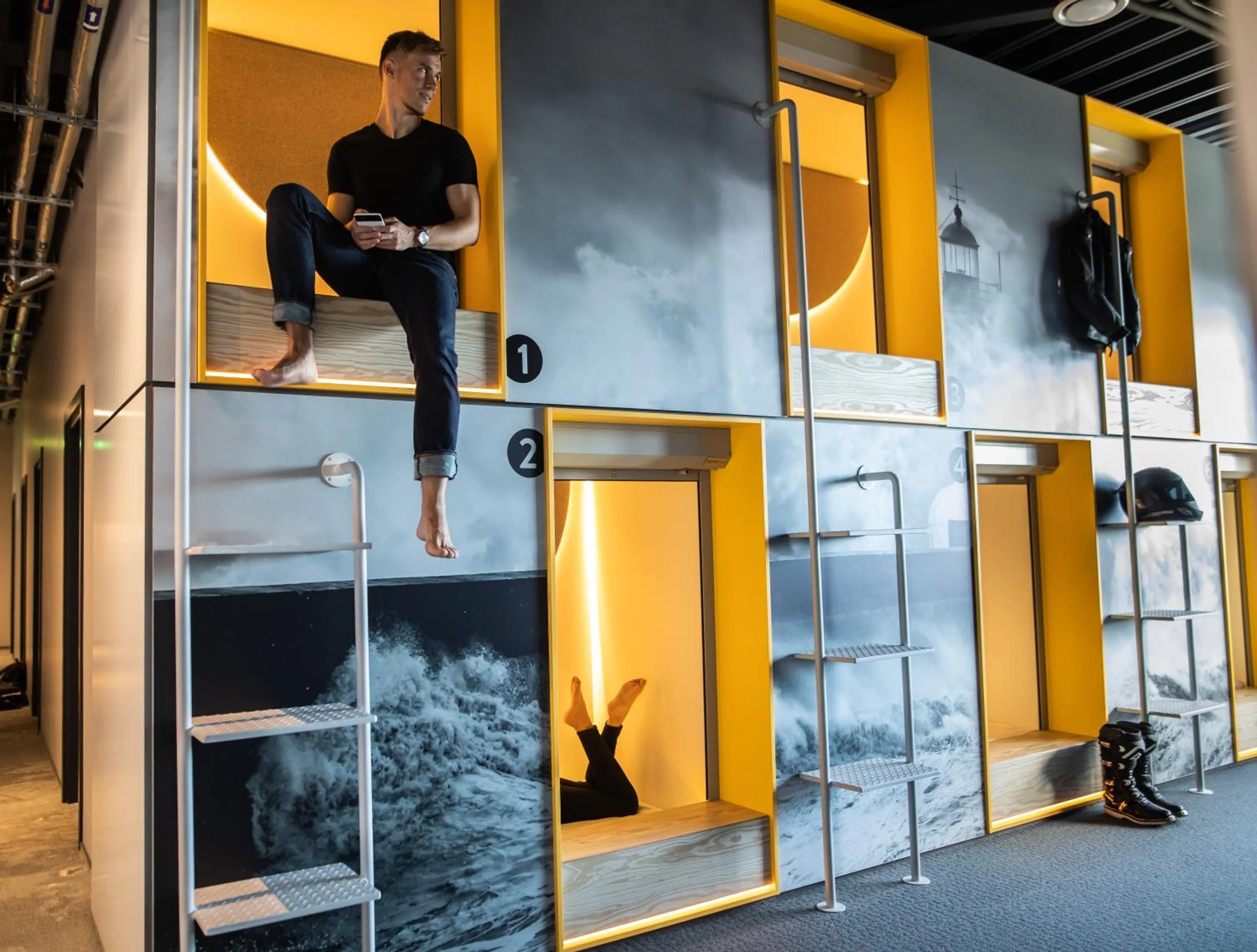 bunk bed in Light House Coliving