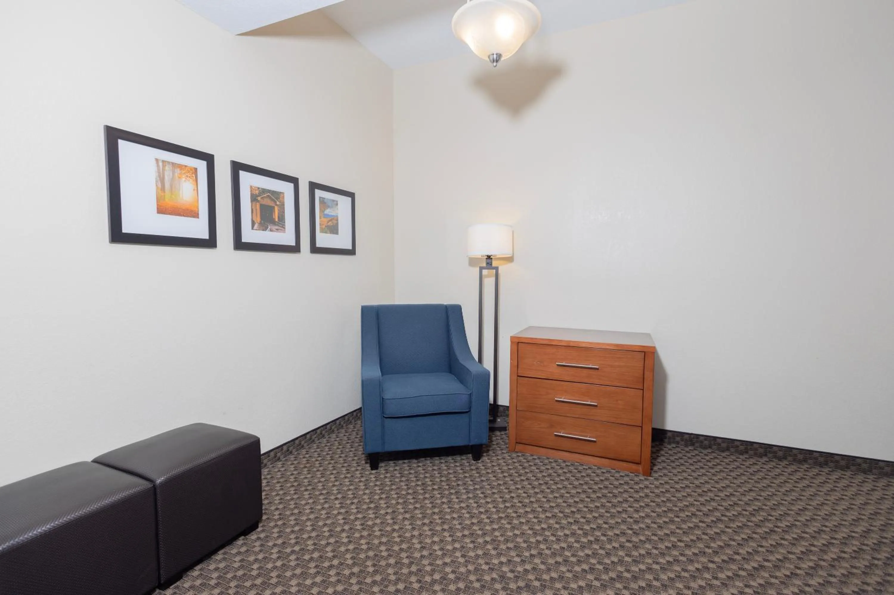 Seating area in Comfort Suites Troy-I75