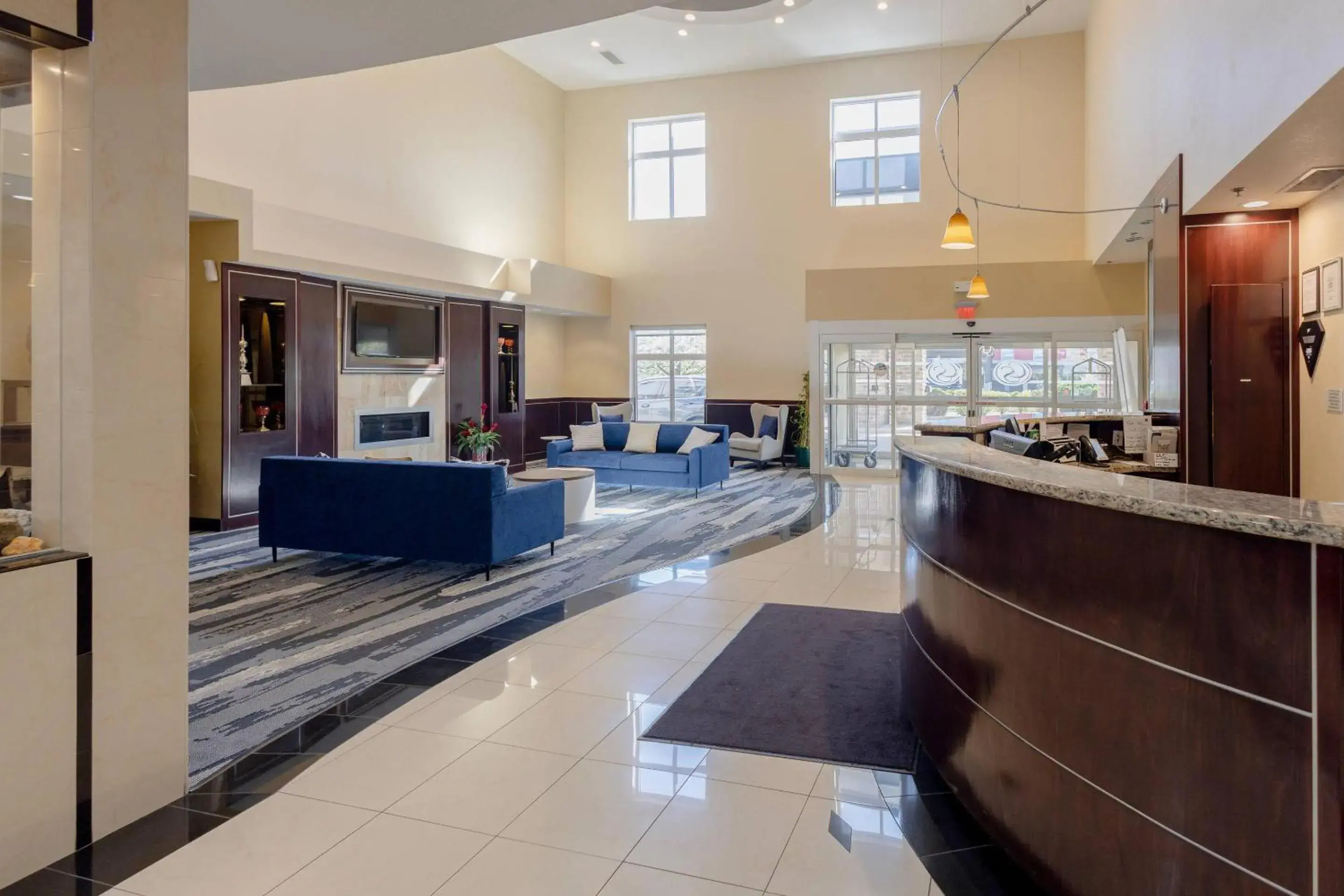 Lobby or reception in Comfort Suites Troy-I75 Lobby or reception in Comfort Suites Troy-I75