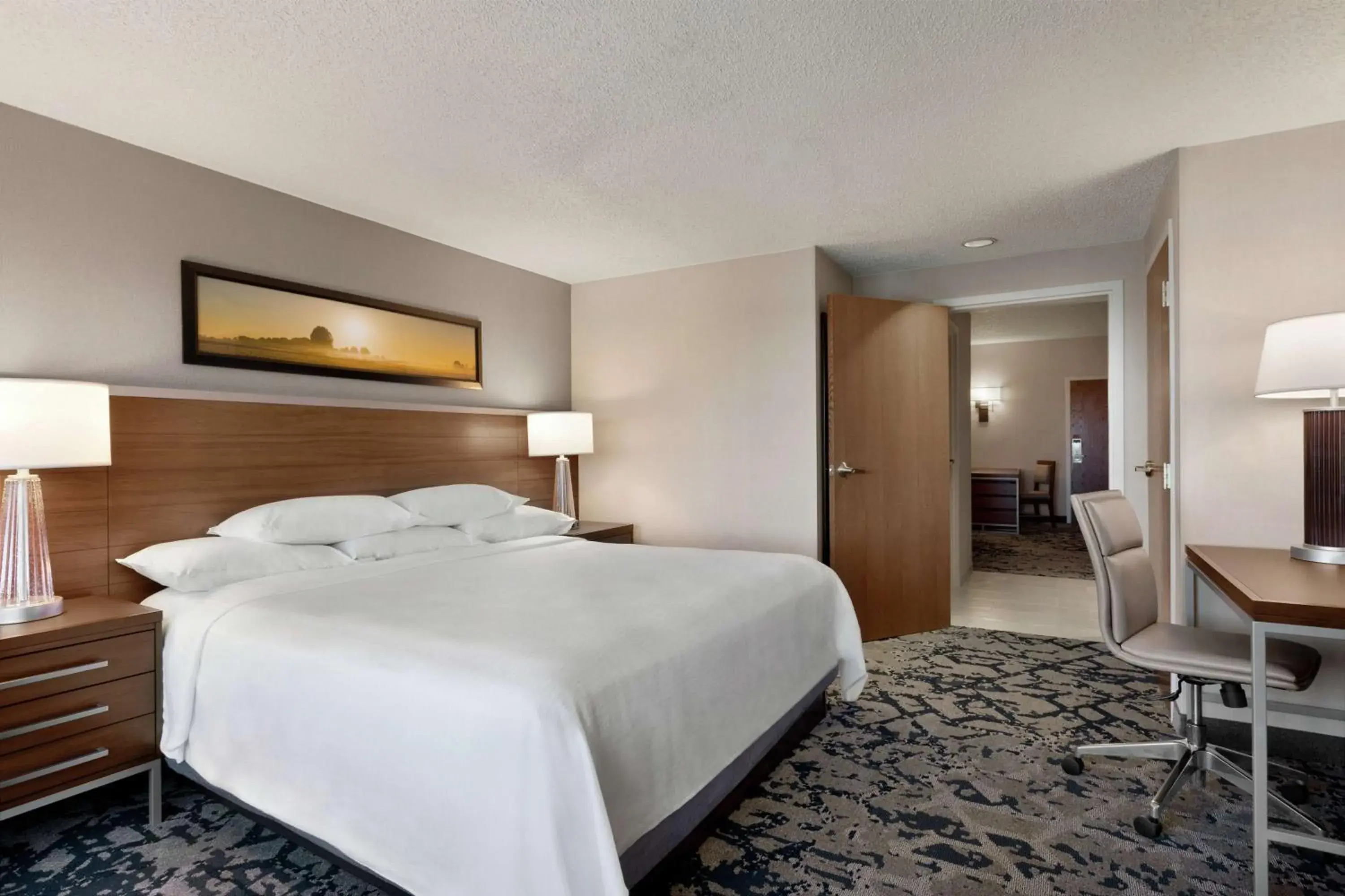 Bedroom, Bed in Embassy Suites Dallas - DFW Airport North Bedroom, Bed in Embassy Suites Dallas - DFW Airport North
