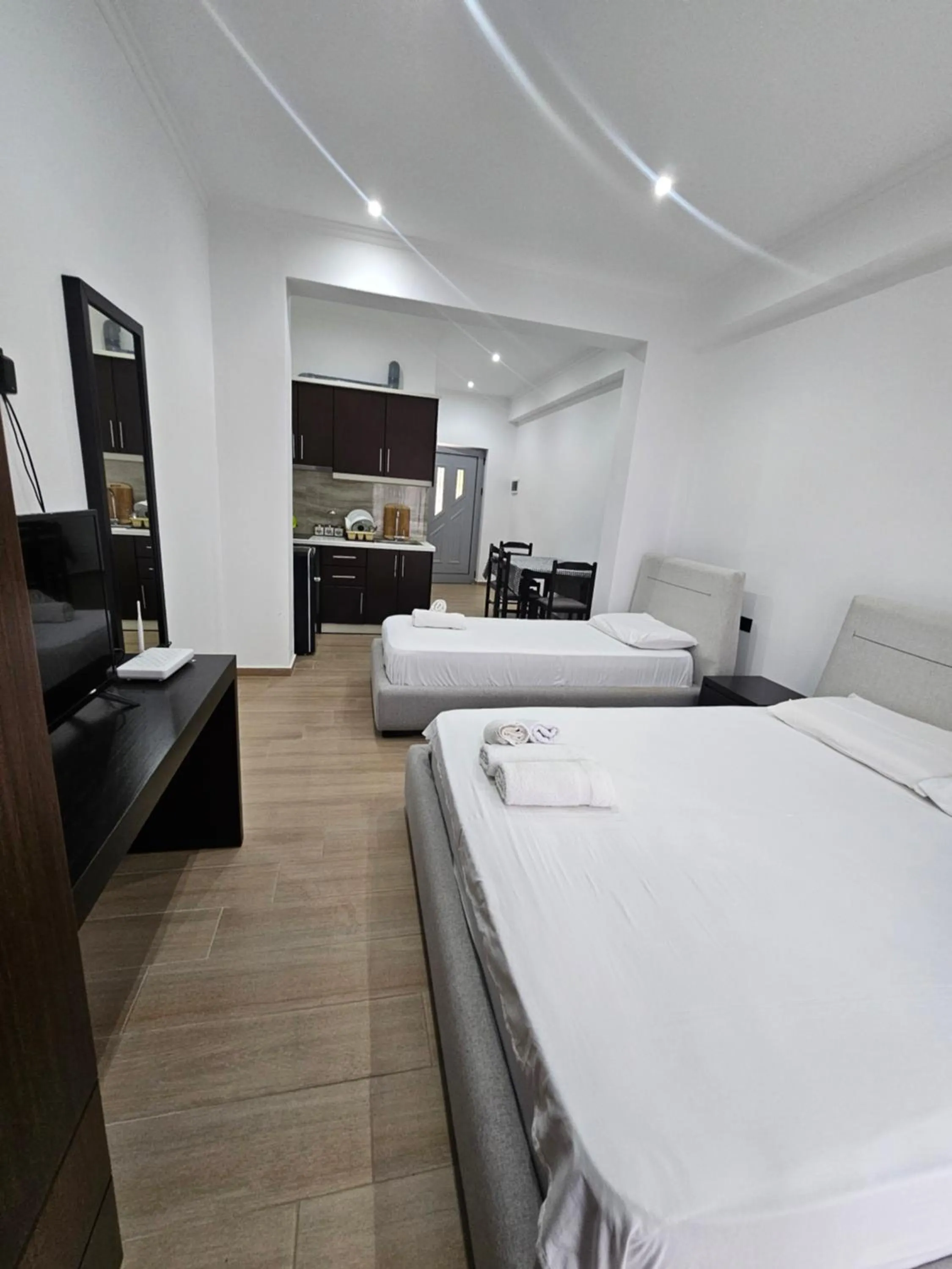 Bed in Lux Apartments