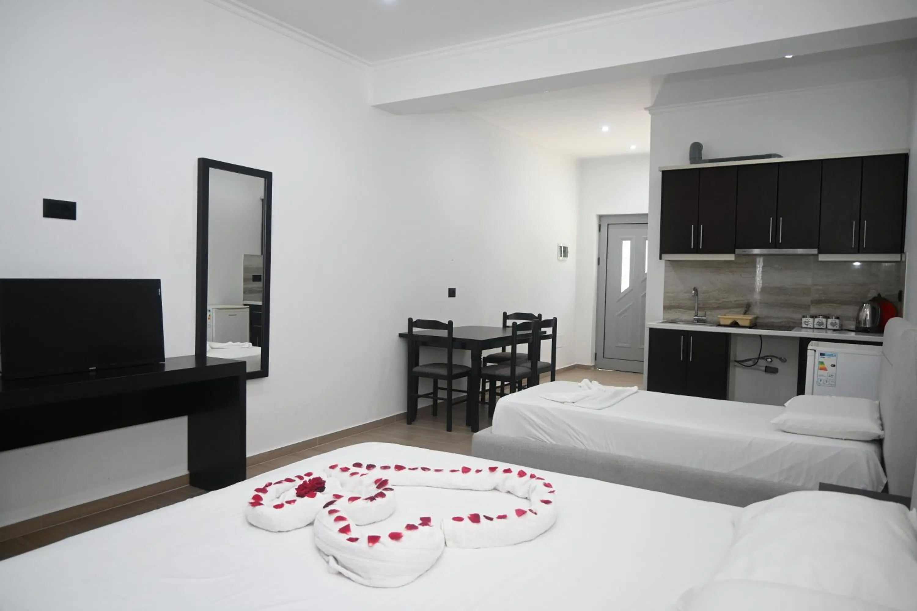 Bed in Lux Apartments