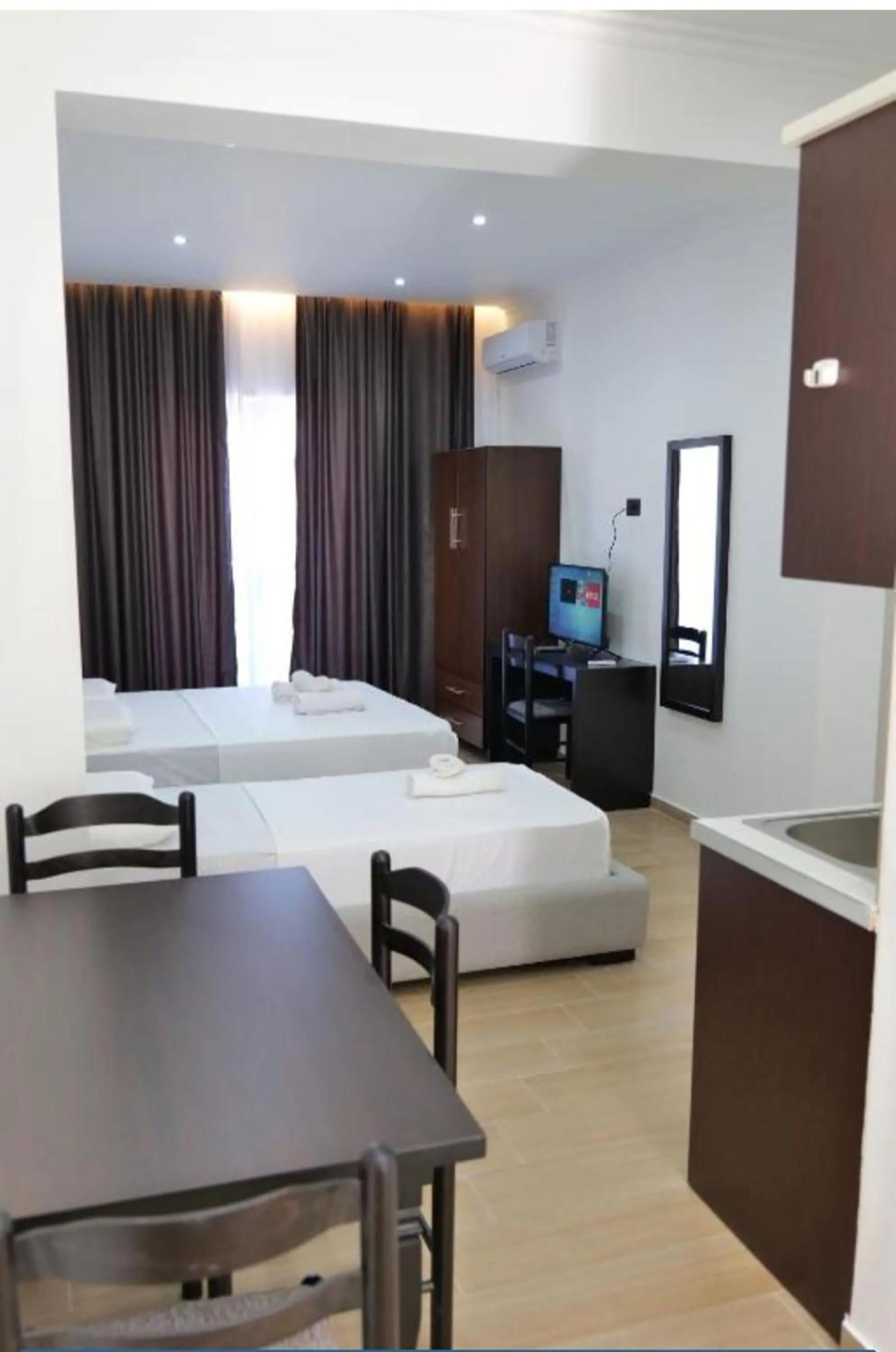 Bed in Lux Apartments