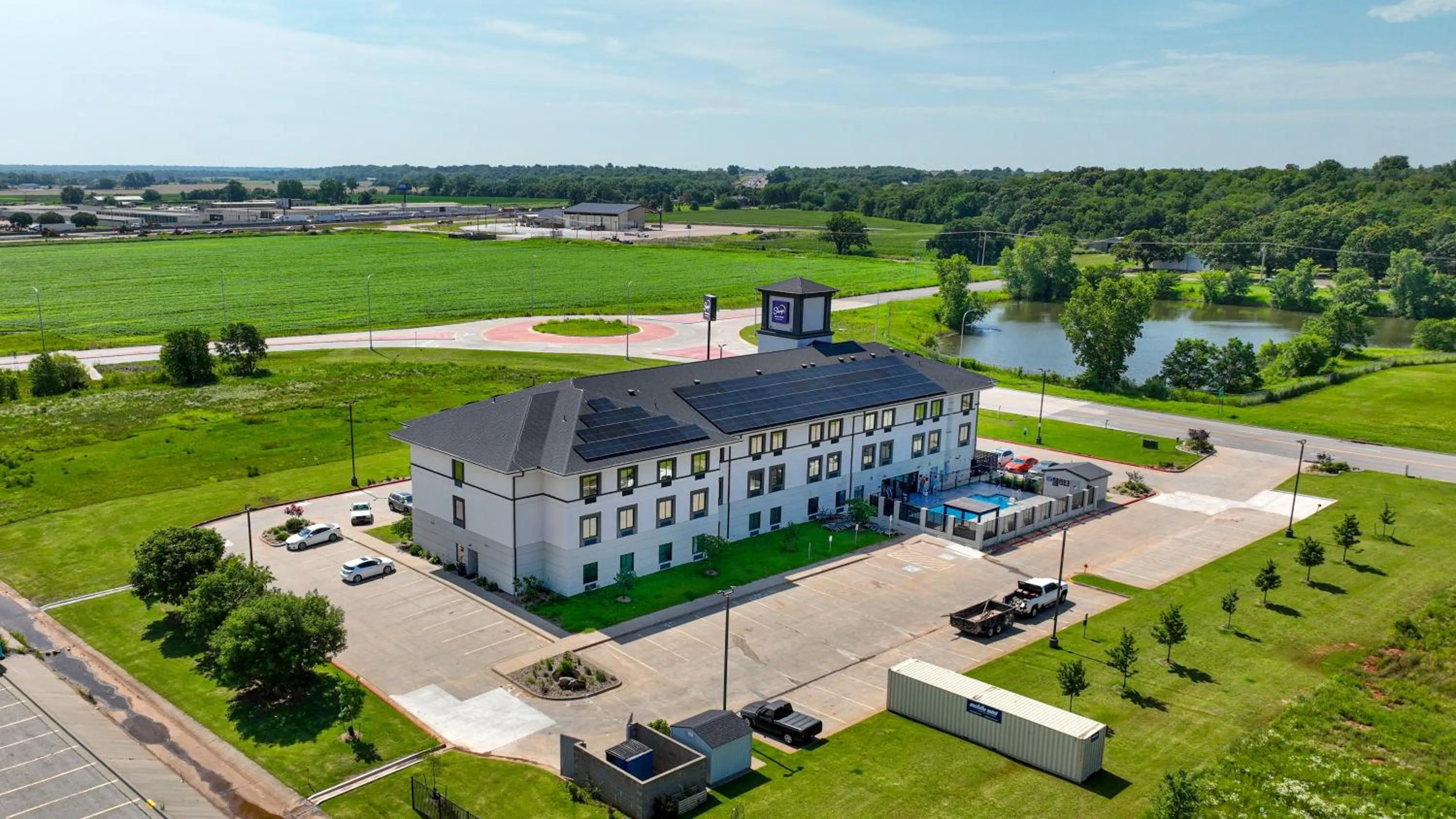 Property building in Sleep Inn & Suites Norman near University