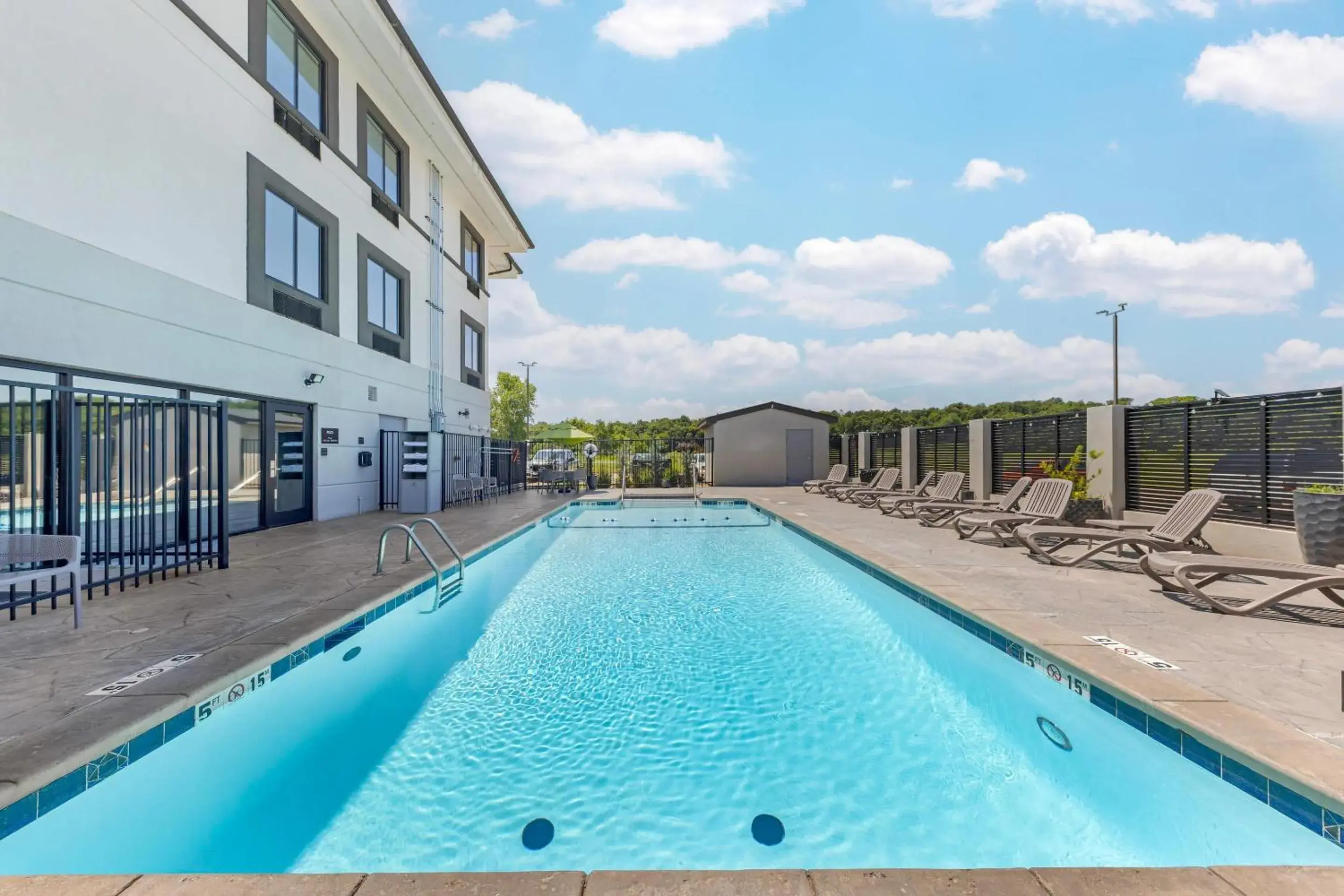 Swimming pool in Sleep Inn & Suites Norman near University Swimming pool in Sleep Inn & Suites Norman near University