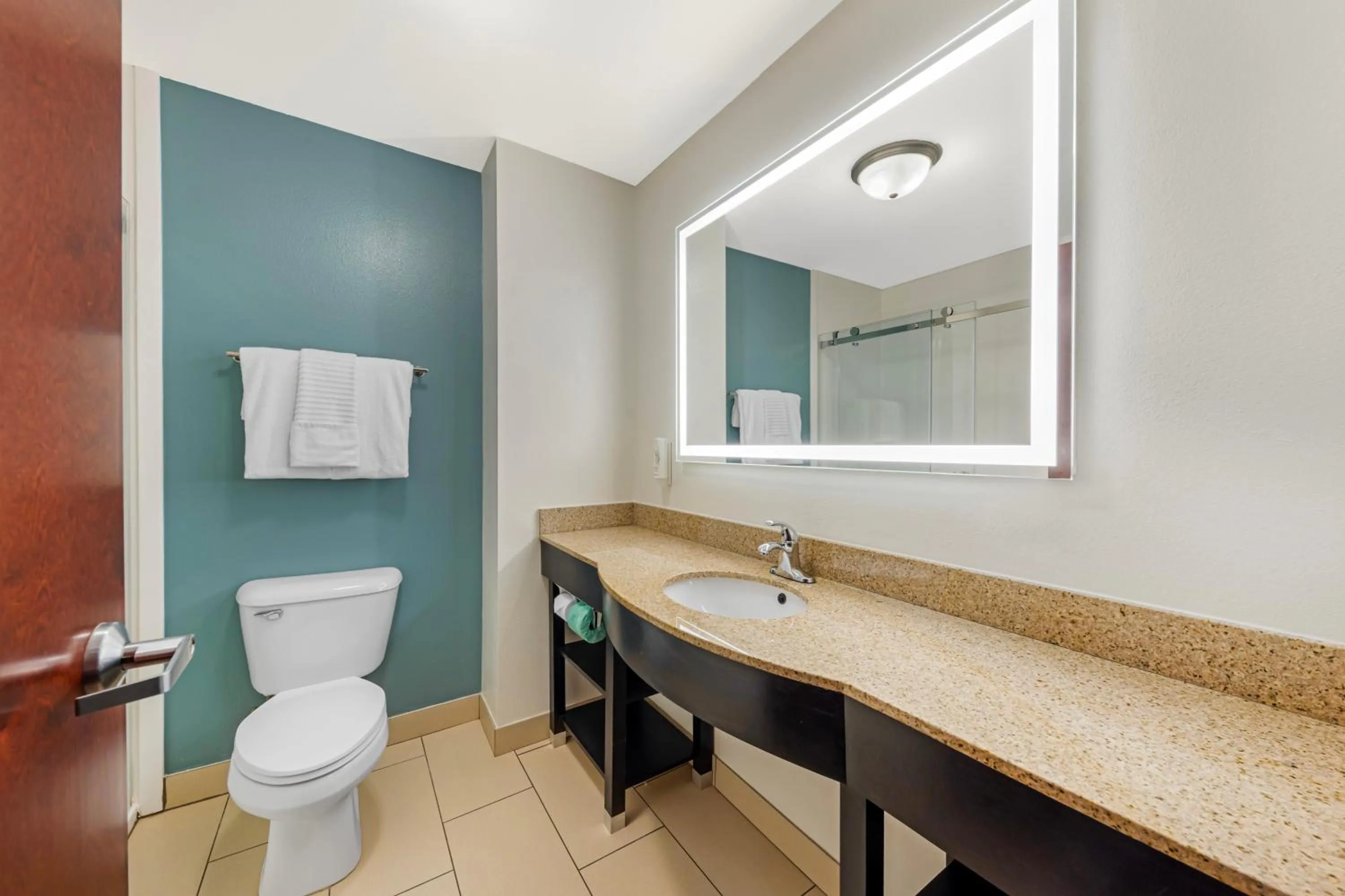 Shower in Sleep Inn & Suites Norman near University