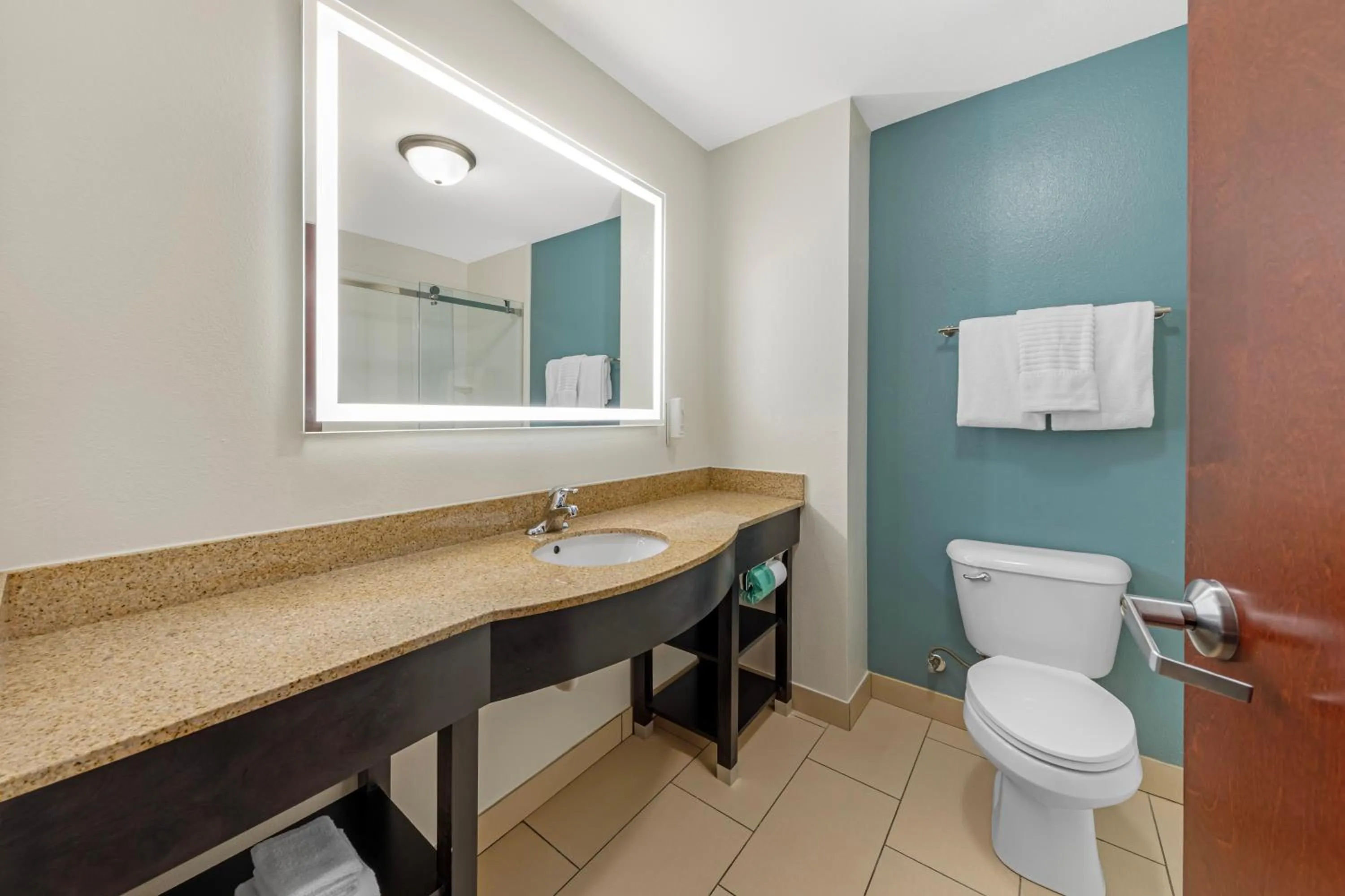 Shower in Sleep Inn & Suites Norman near University