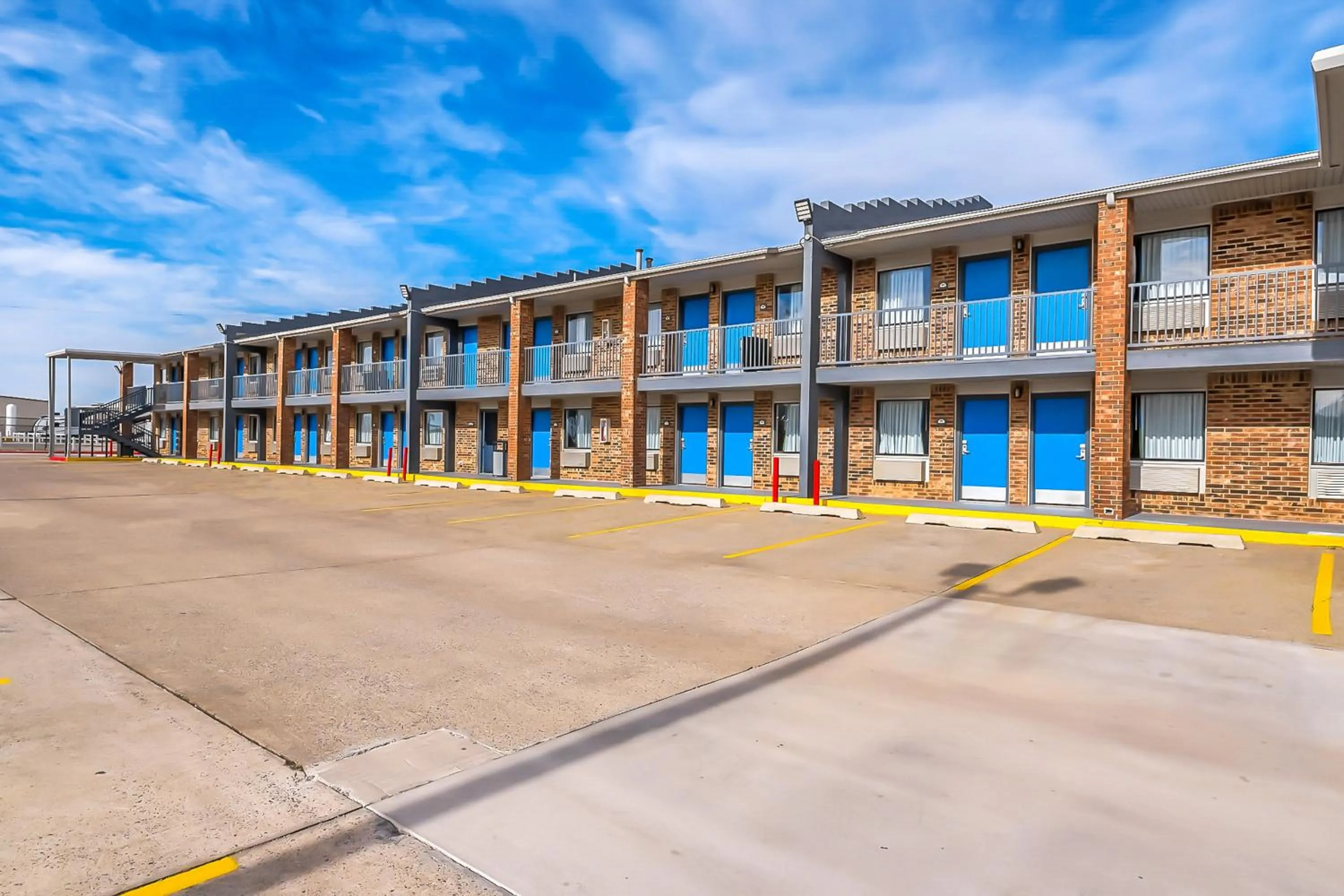 Property building in SureStay Hotel by Best Western Oklahoma City West