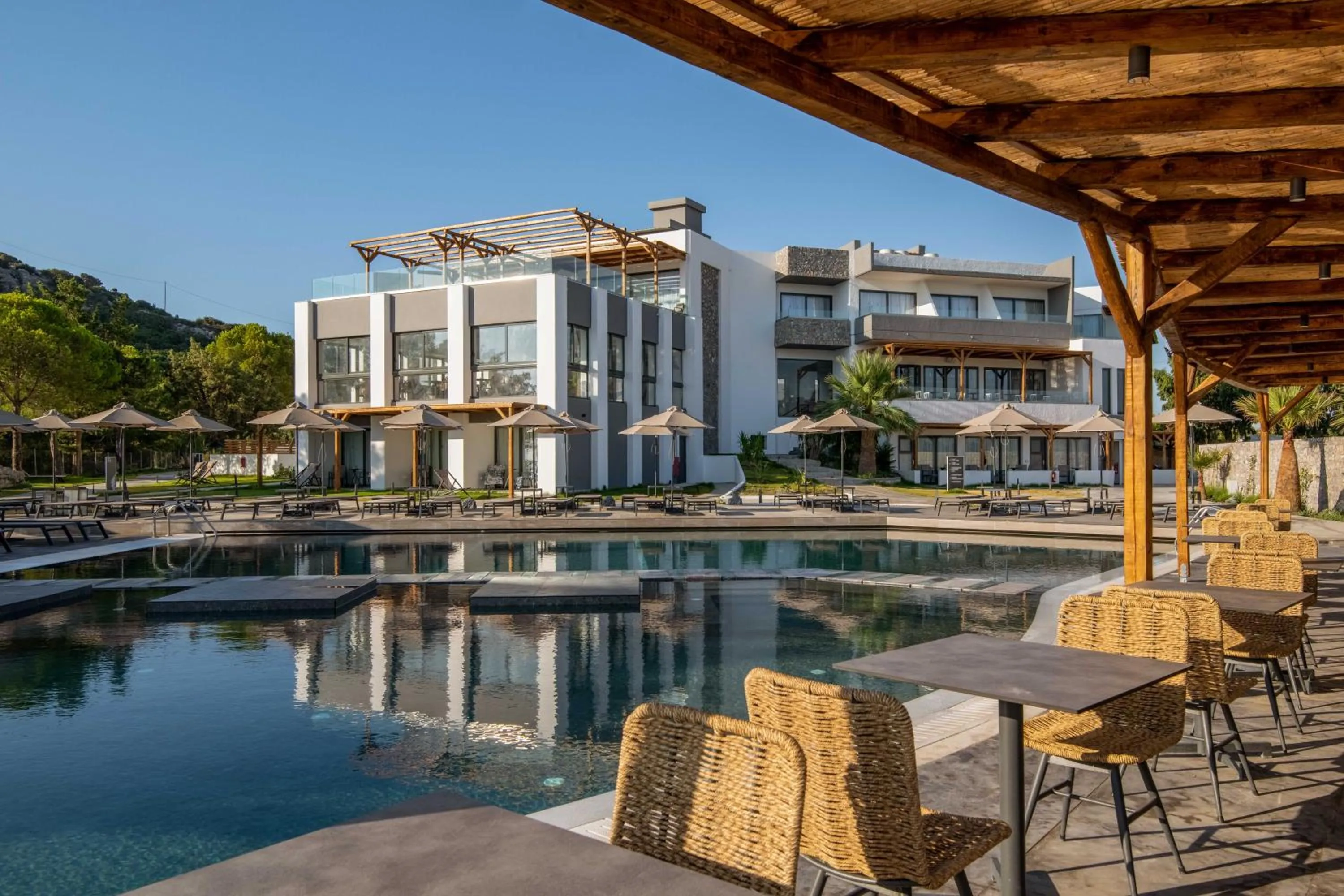 Swimming pool in Atalanti Boutique Hotel - Adults Only