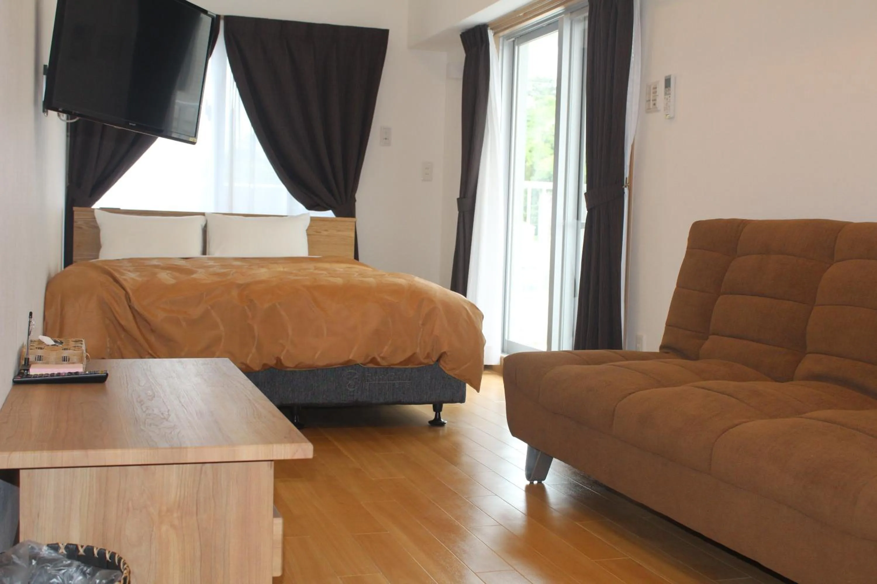 Bed in M´s Stay Okinawa